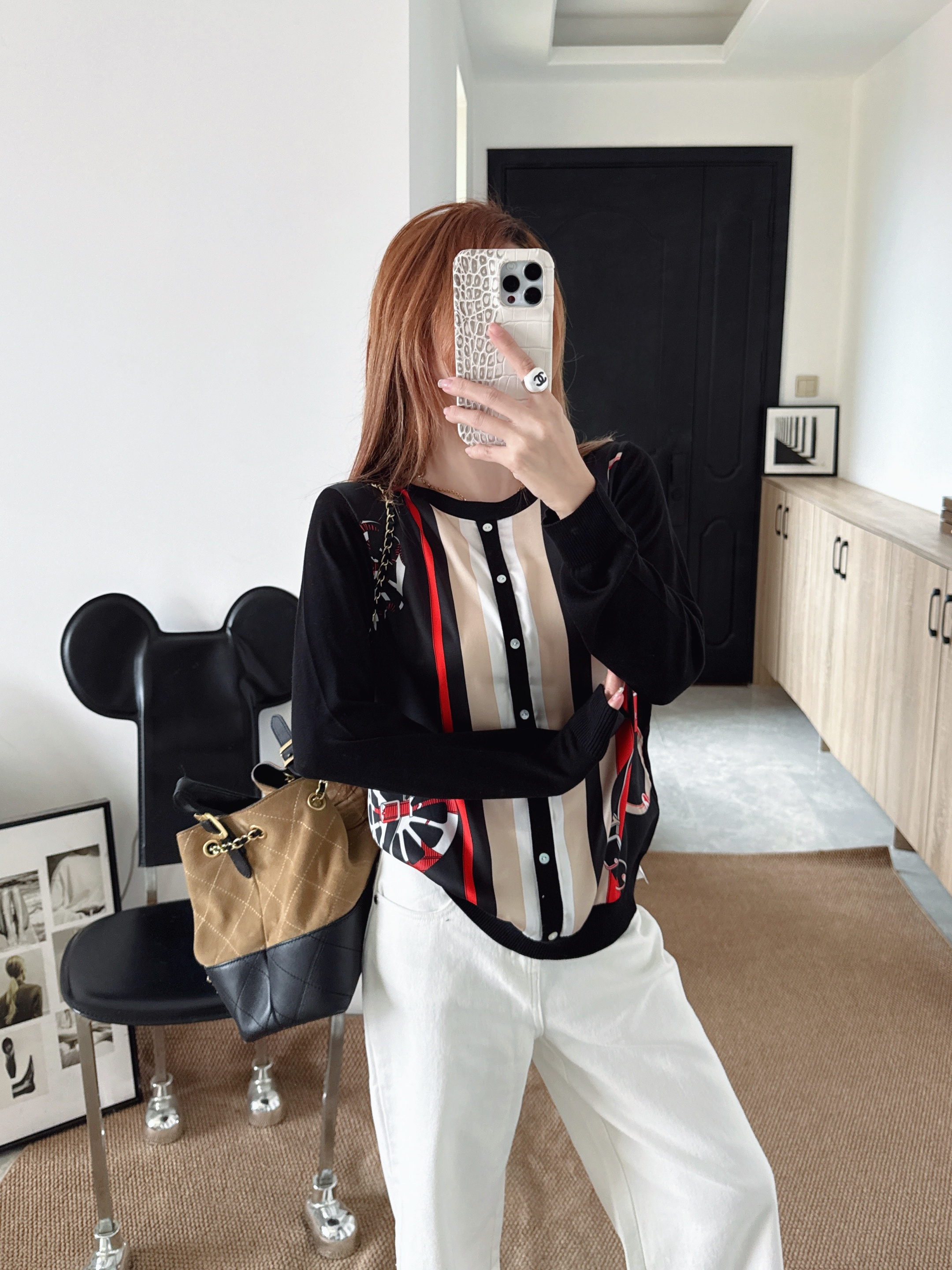 Herm 26ss print knitwear