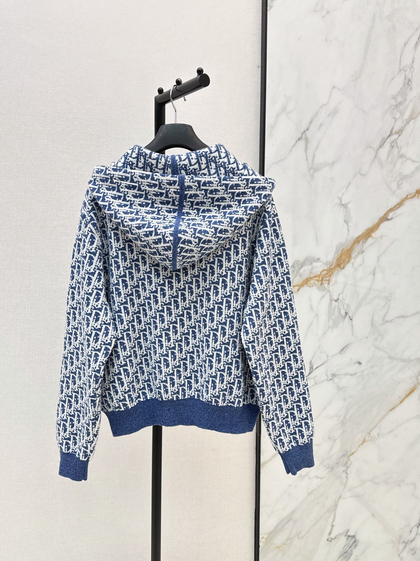 CD 26ss jacquard knit hooded jacket