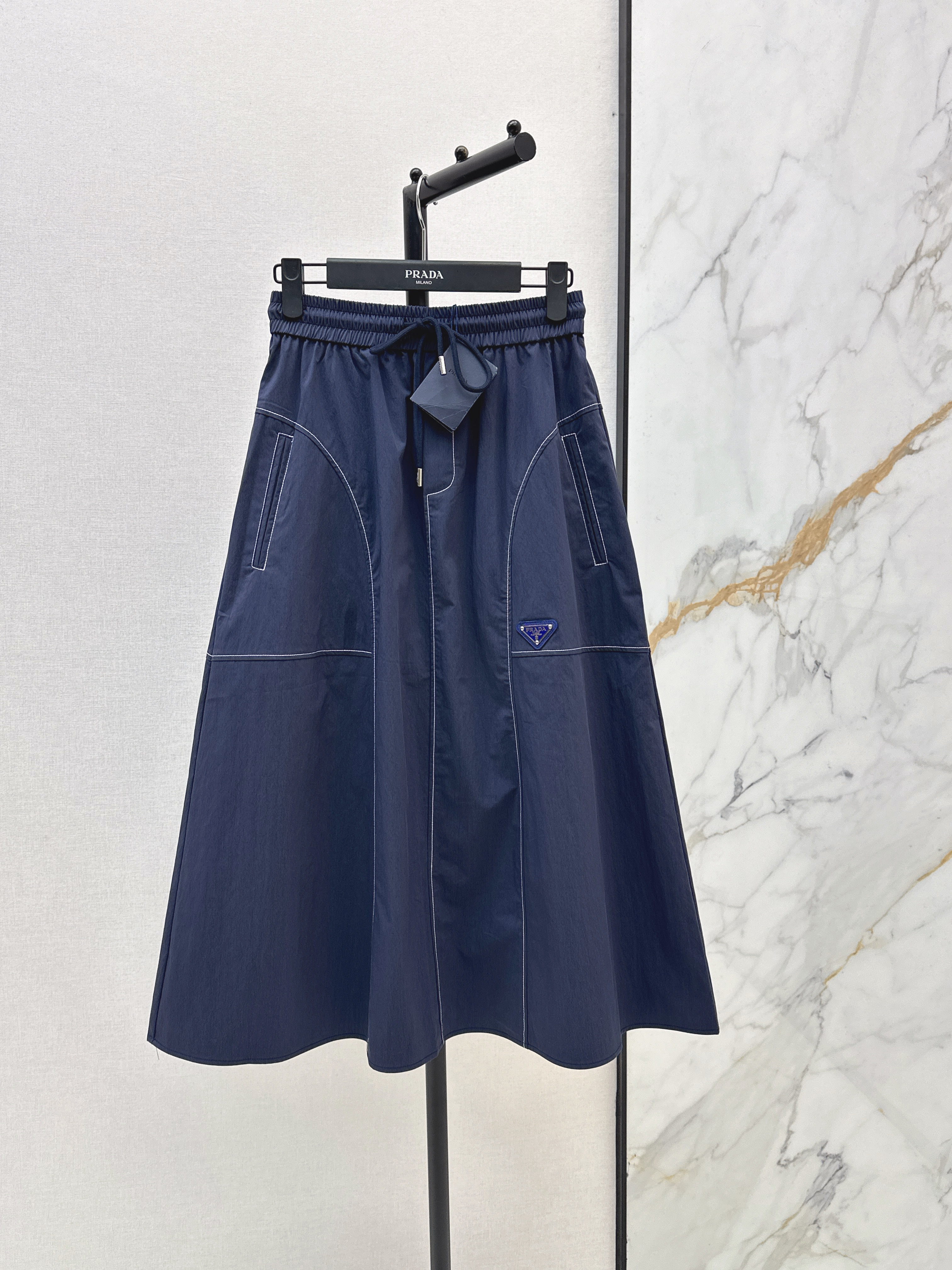 Pra 26ss drawstring skirt