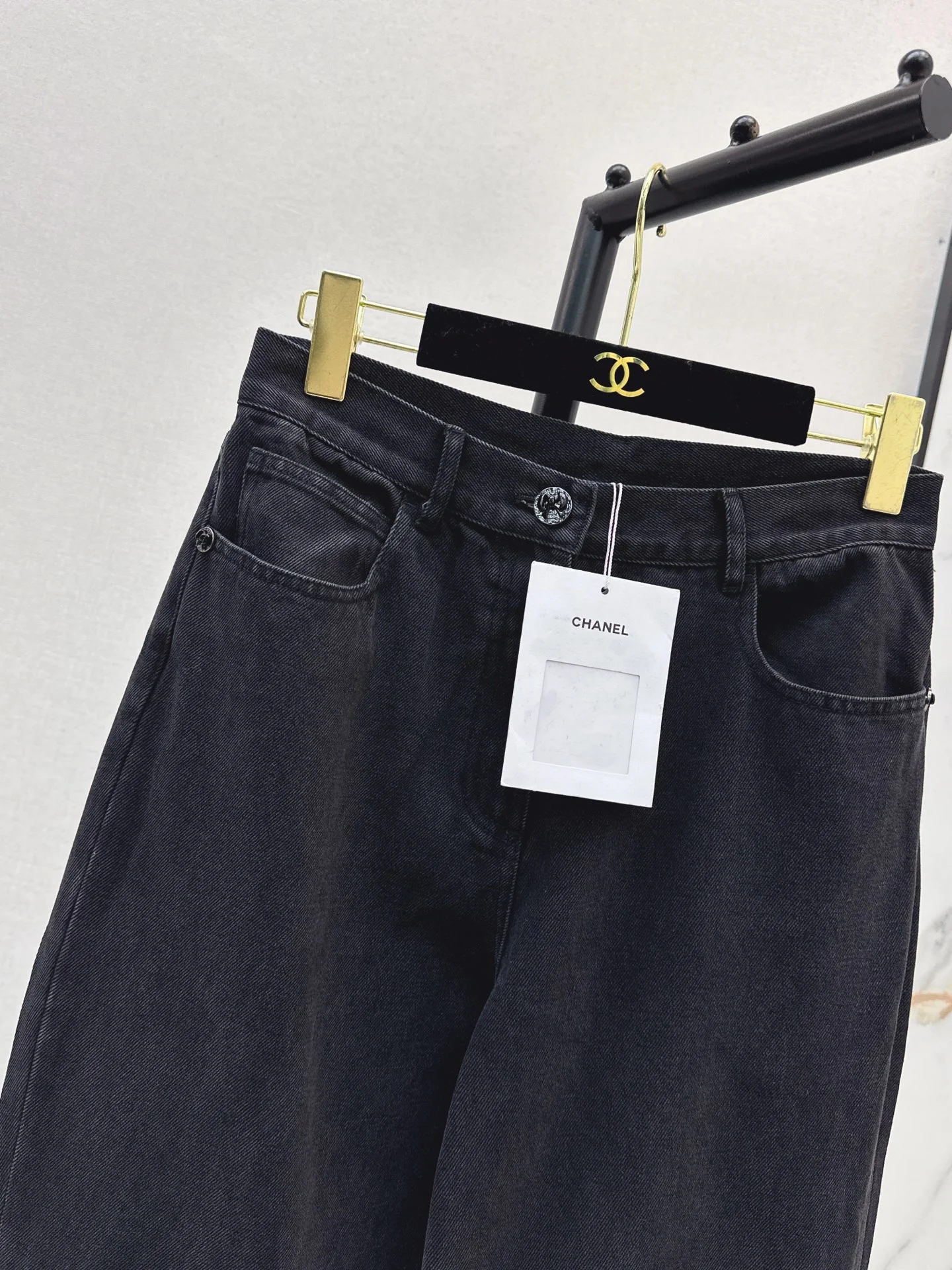 Chan 25fw cargo denim pants