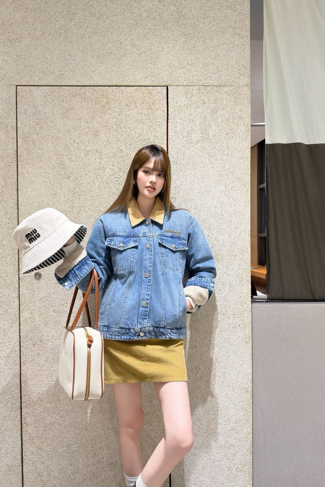 Miu 25fw denim jacket