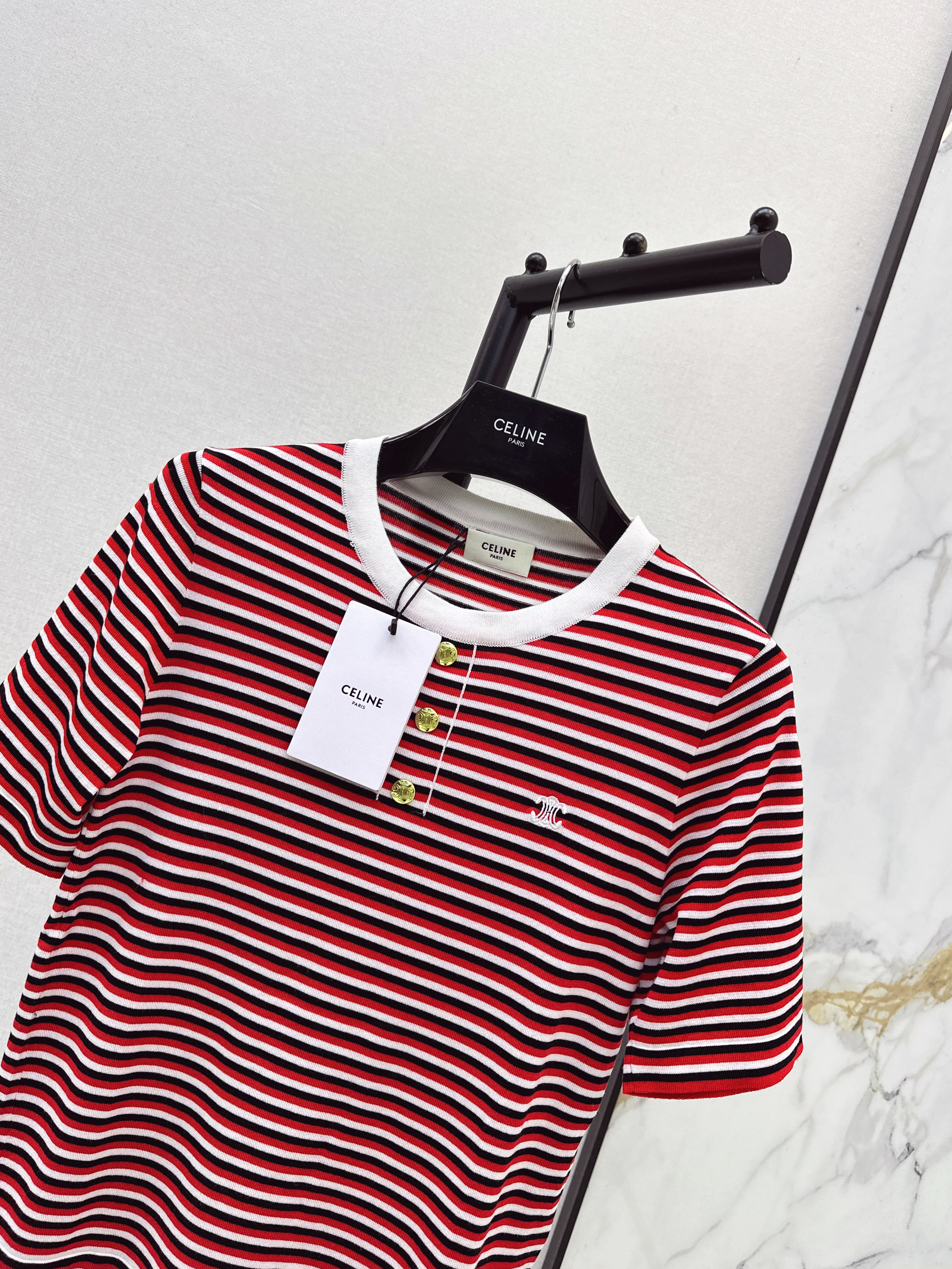Celi 26ss stripe knitwear