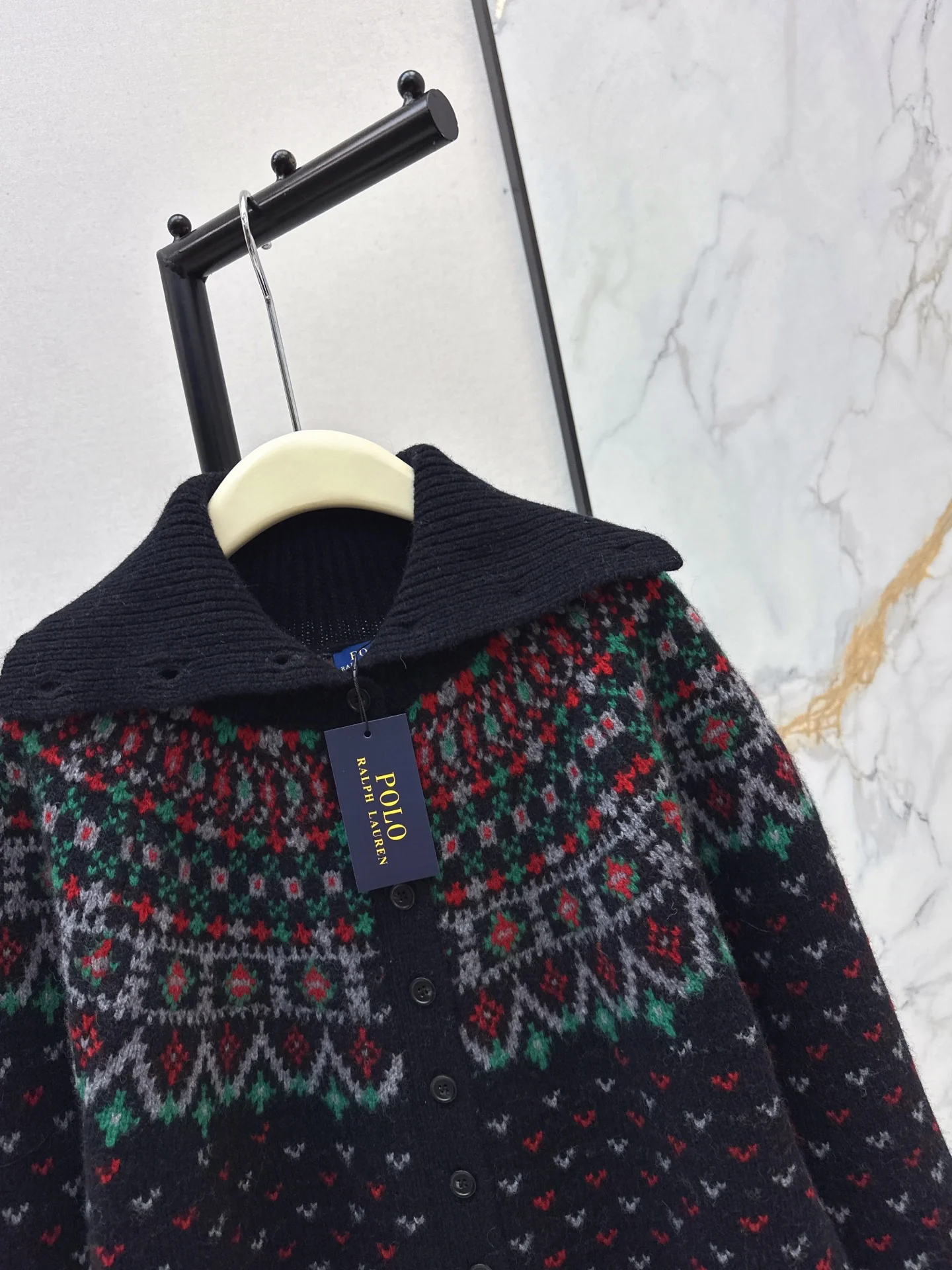 Ralp 26ss fair isle cardigan