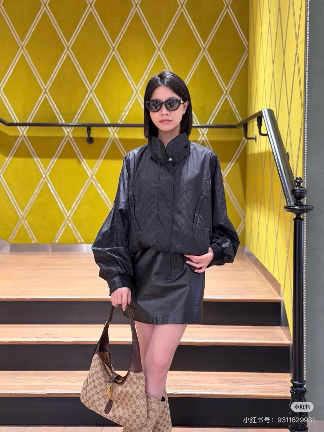 Guc 26ss jacquard jacket