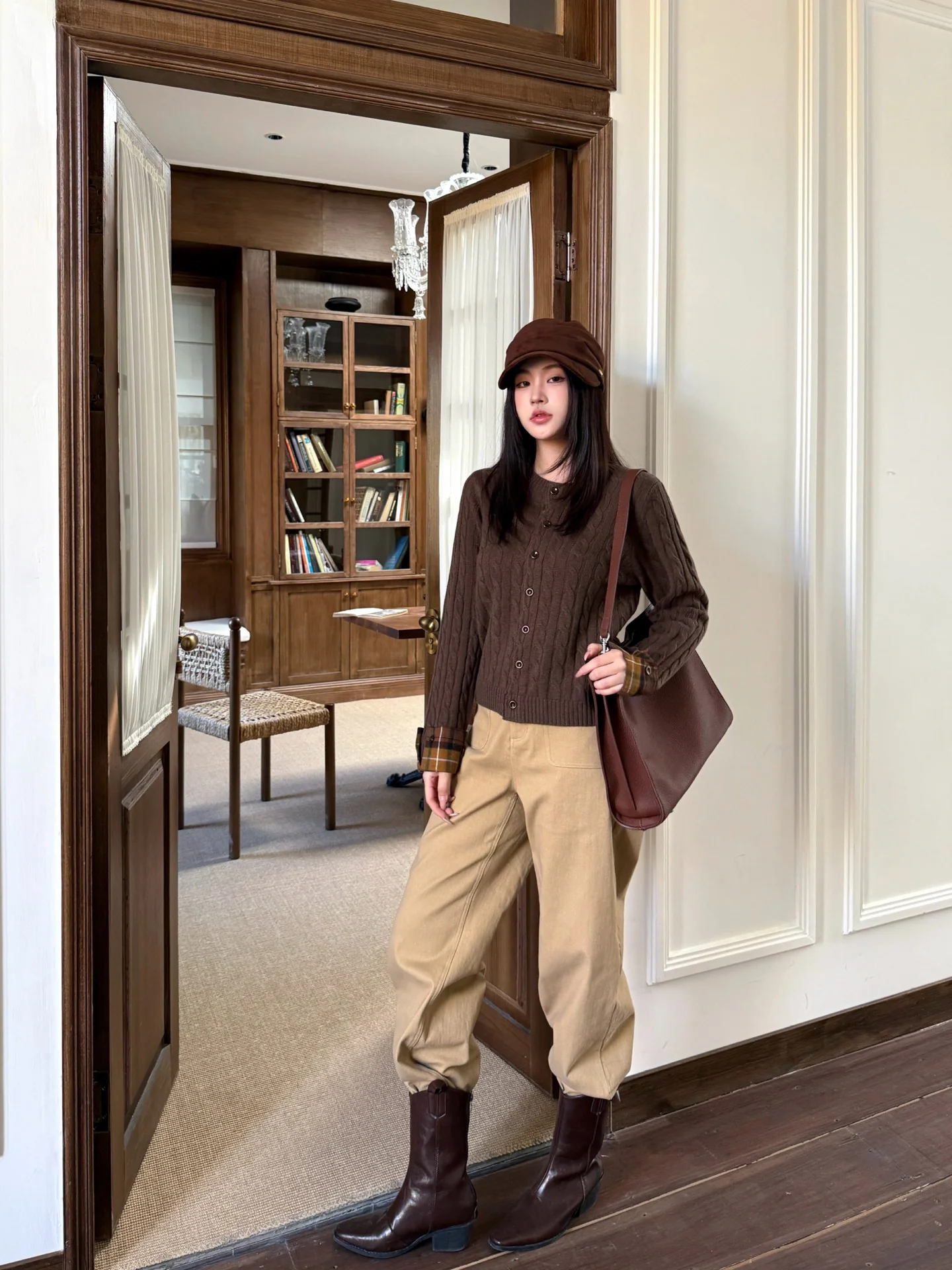 Burb 25fw knit cardigan