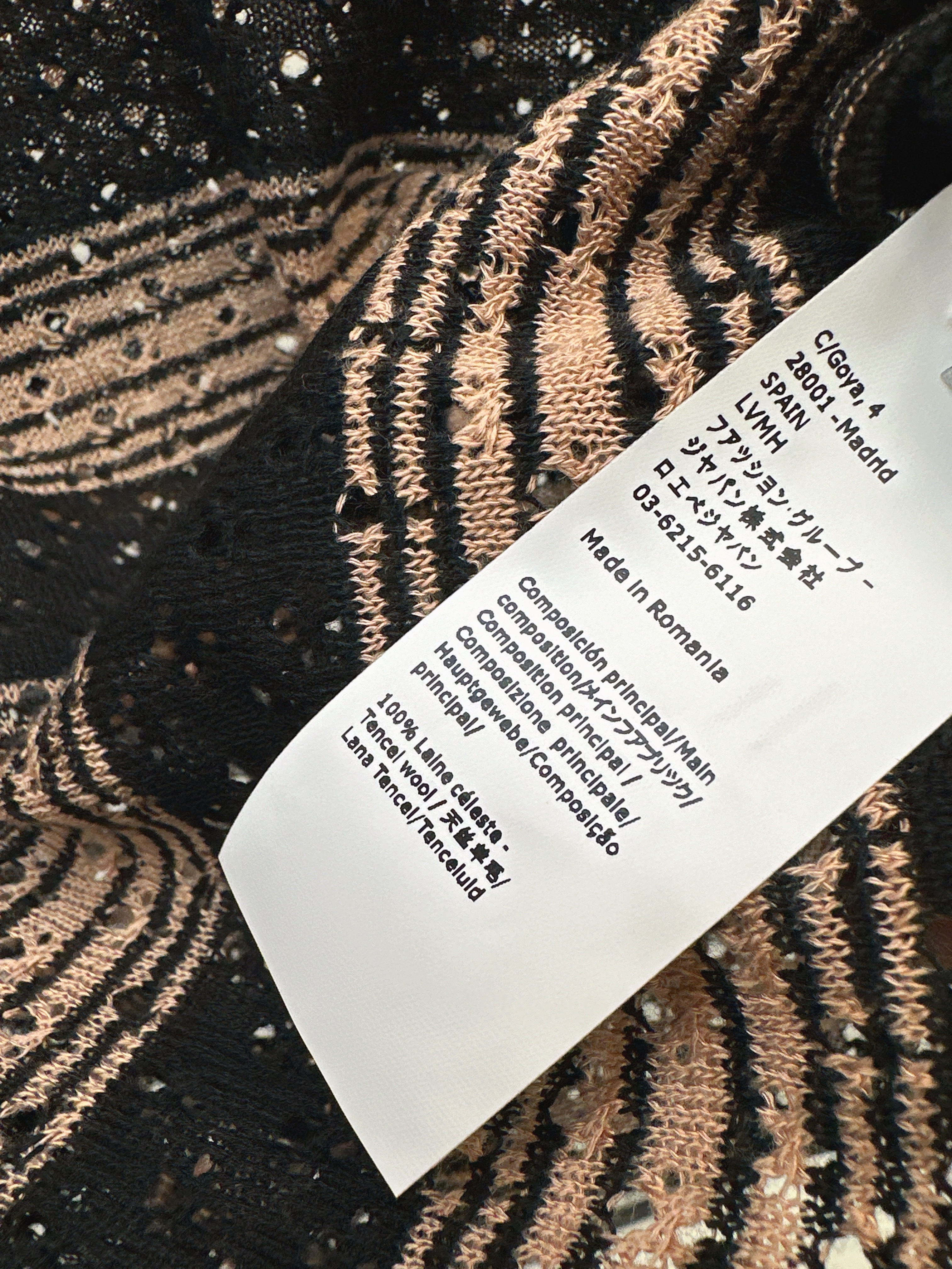 Loe 26ss stripe knitwear