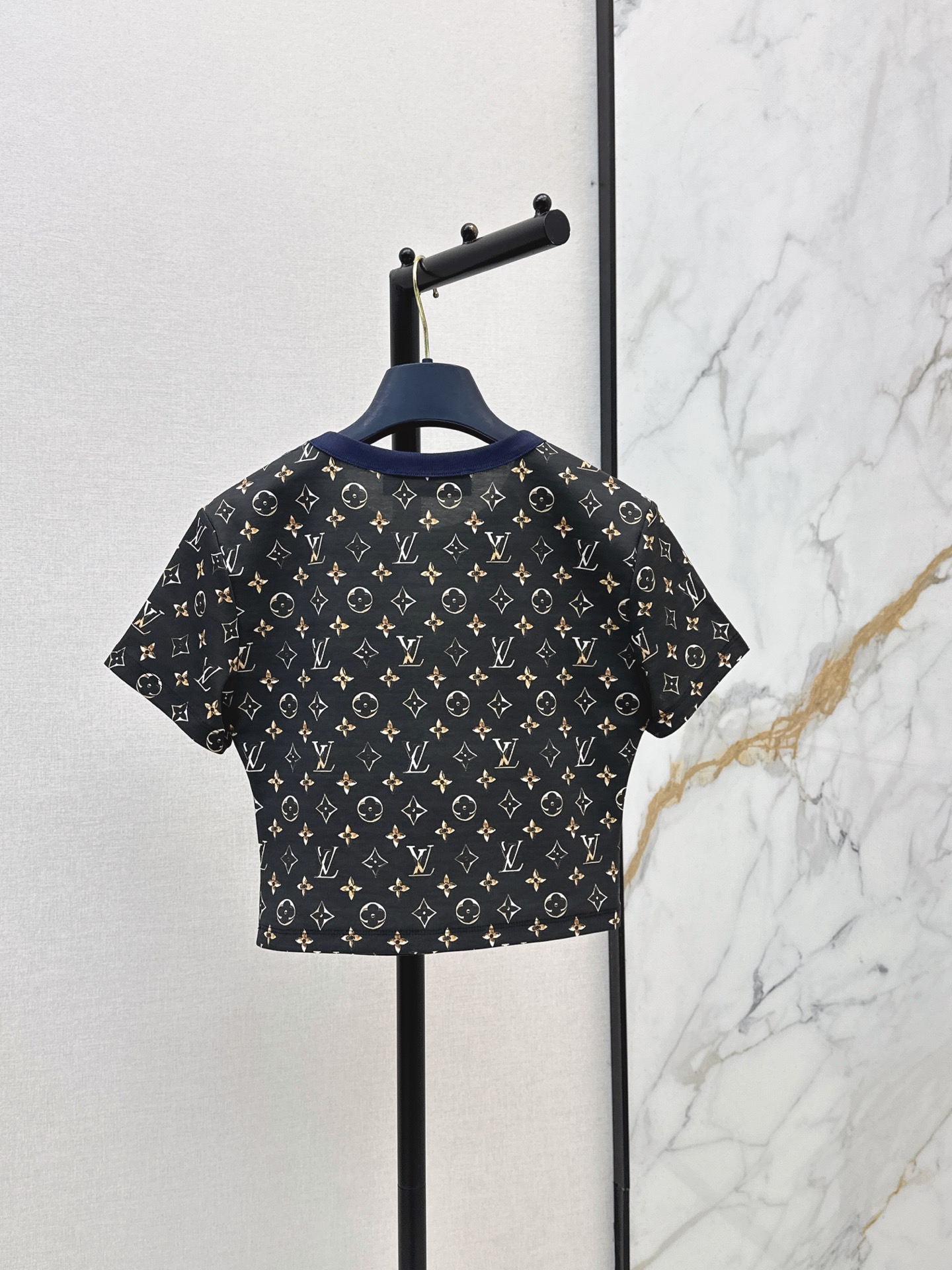 Loui 26ss cropped print t-shirt