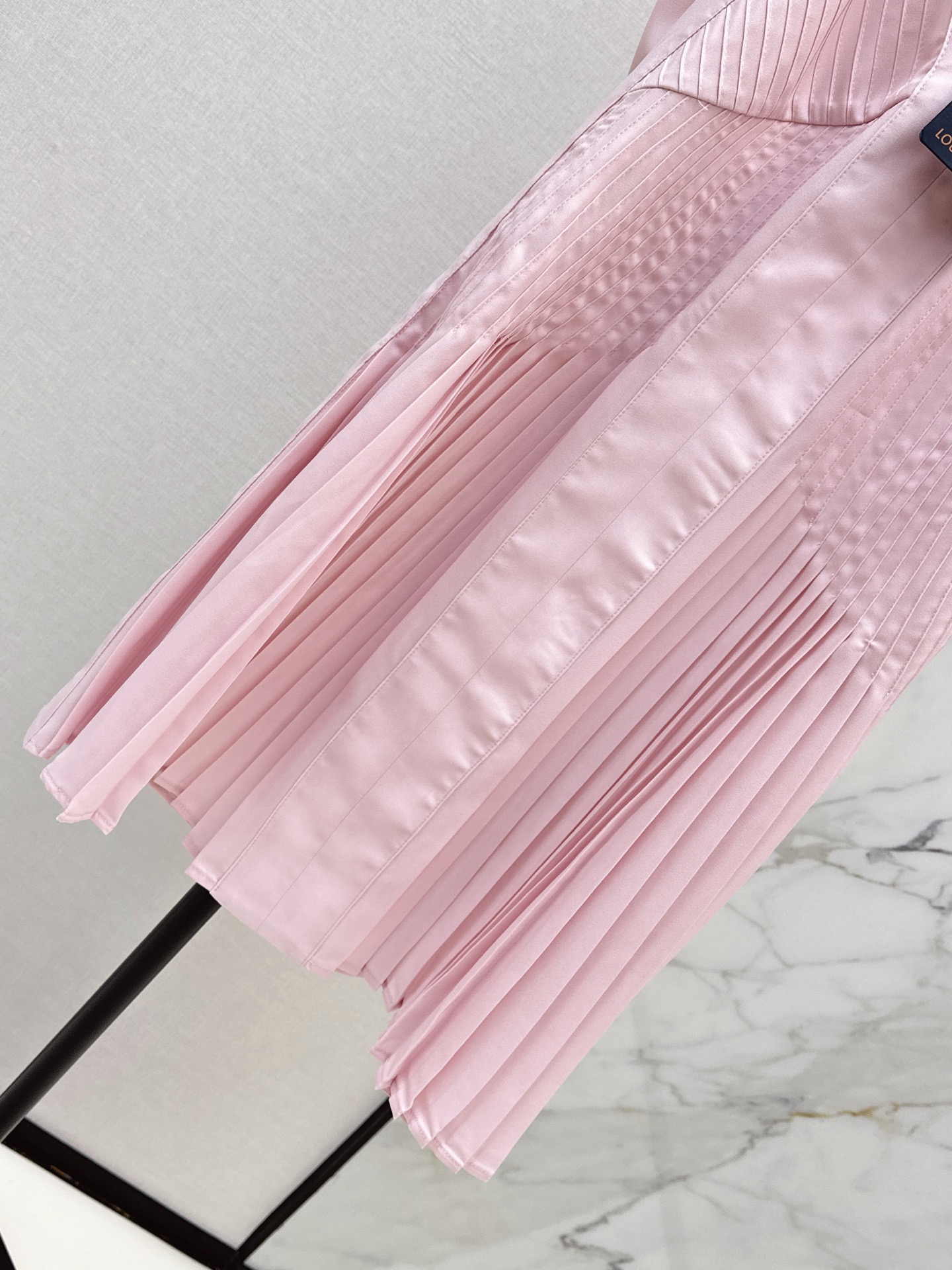 Loui 26ss pleated vest dress