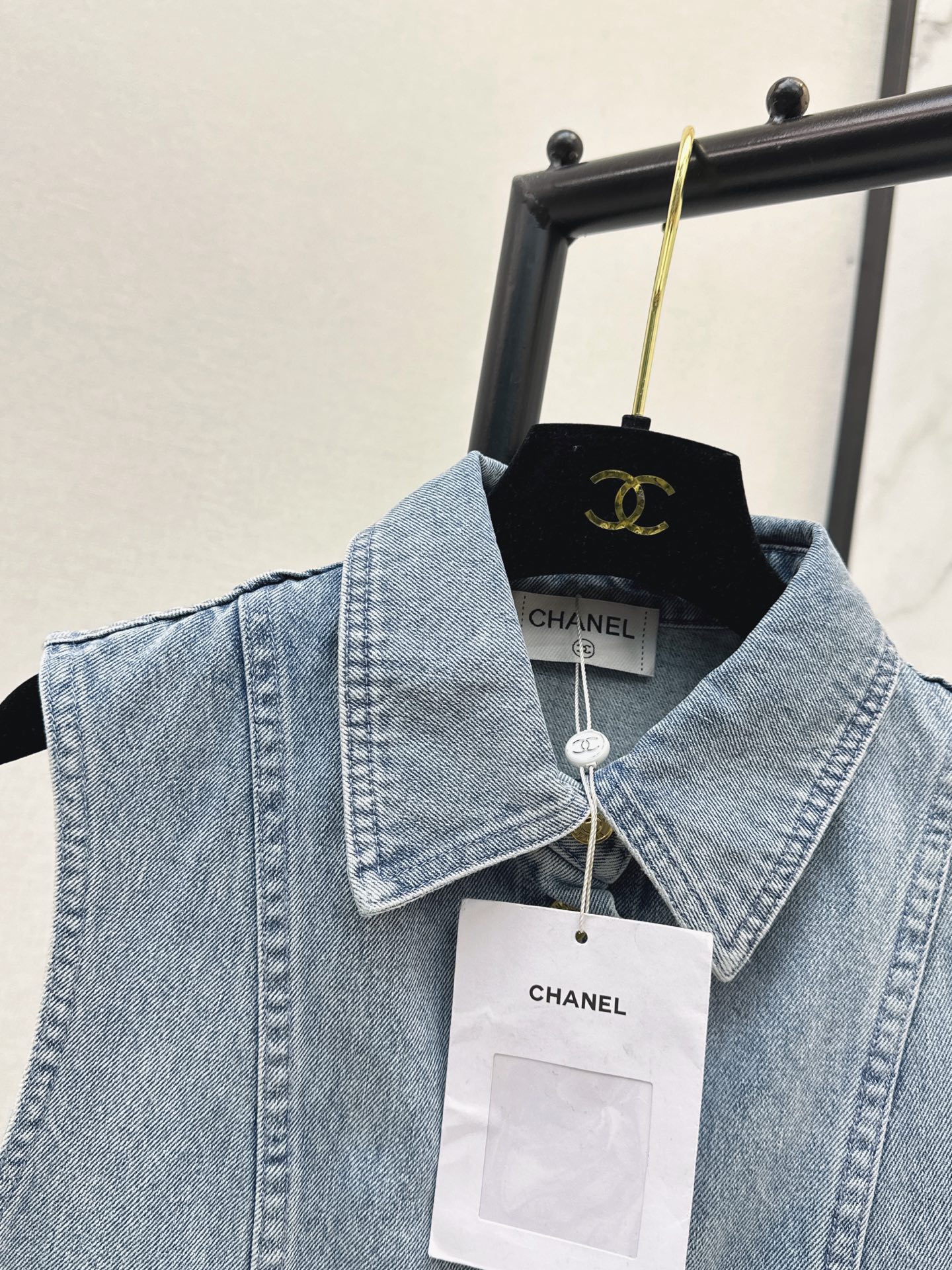 Chan 26ss denim vest jacket