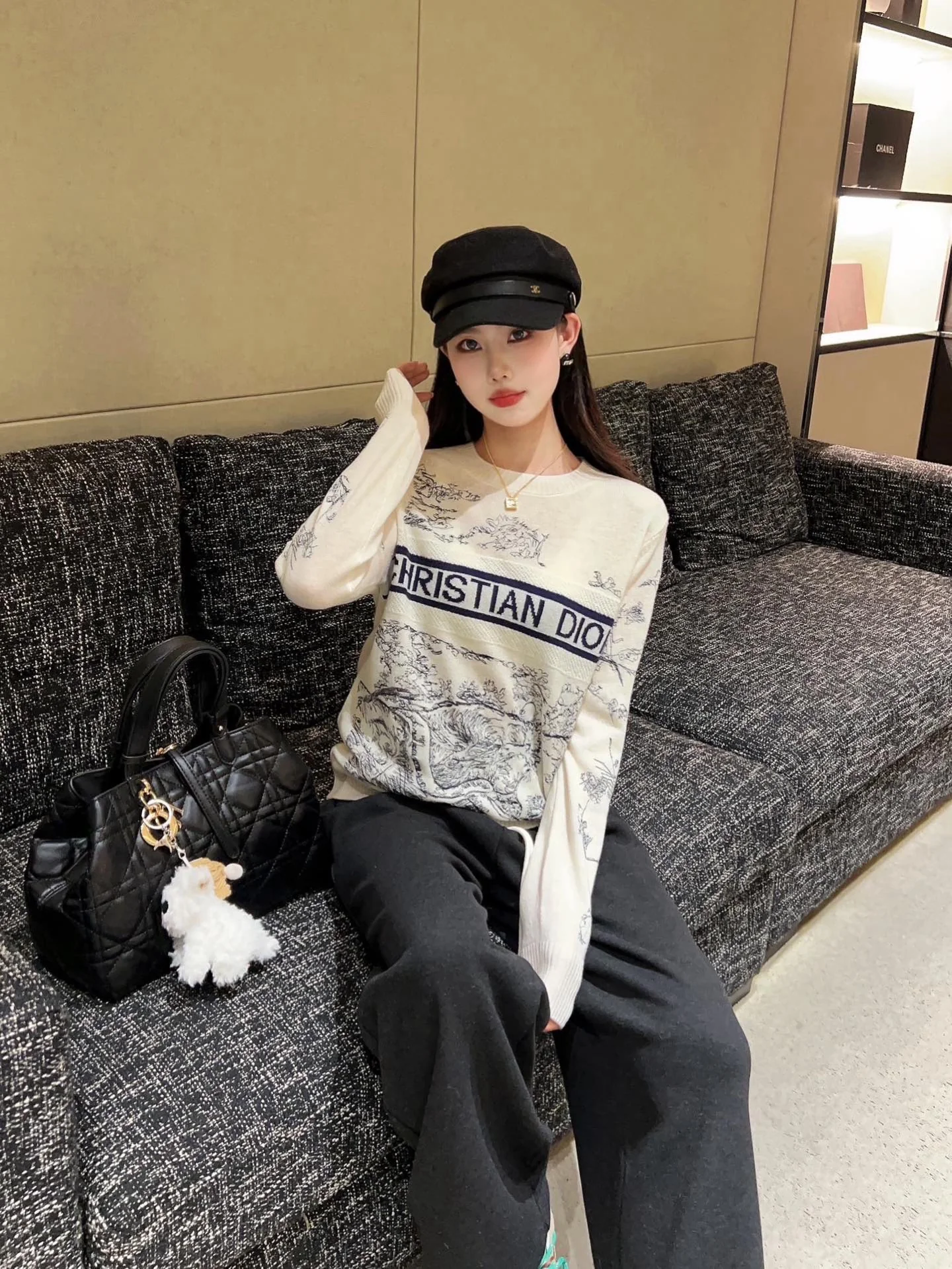 CD 26ss embroidery sweater