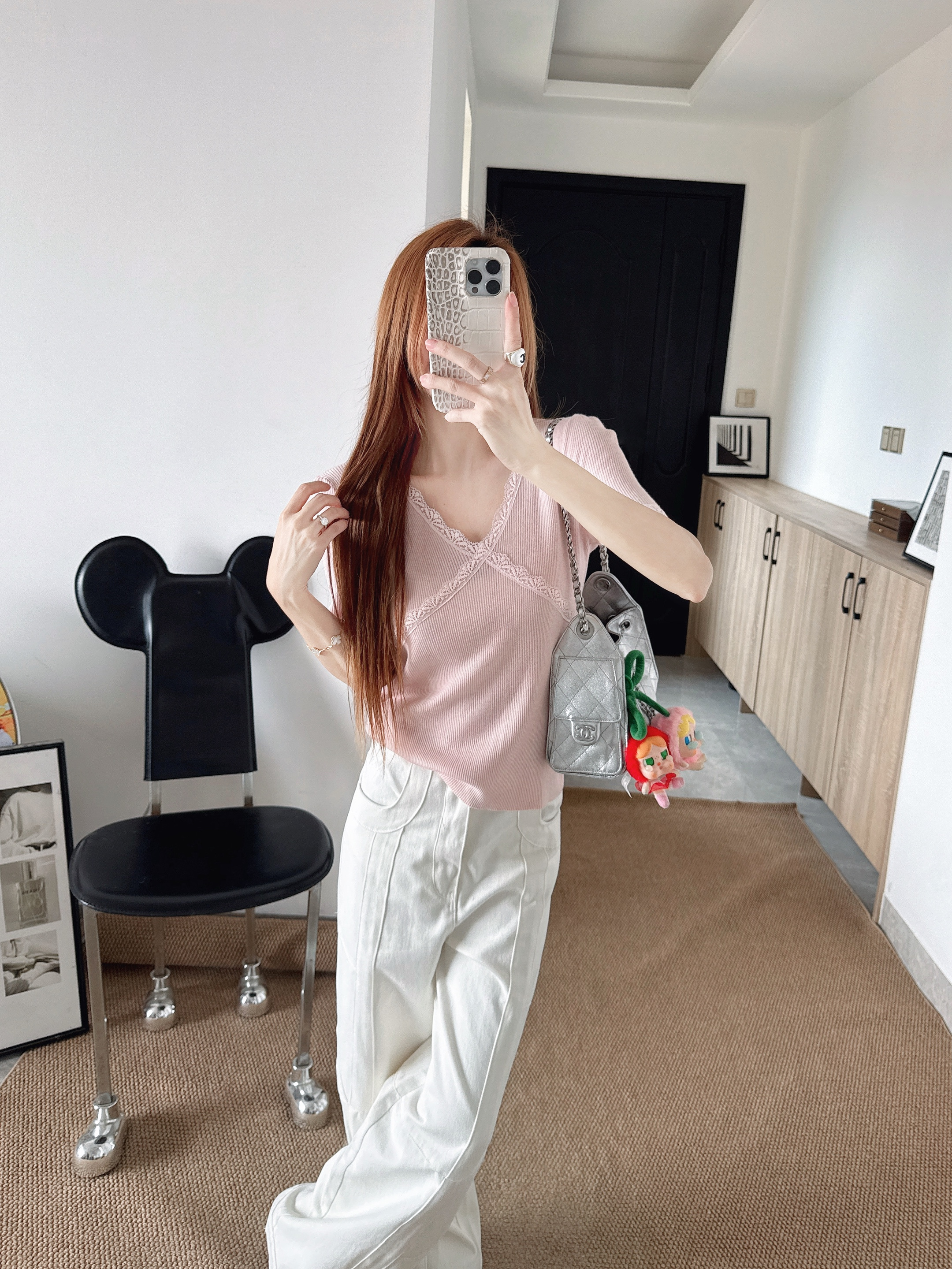 ES 26ss lace contract knitwear