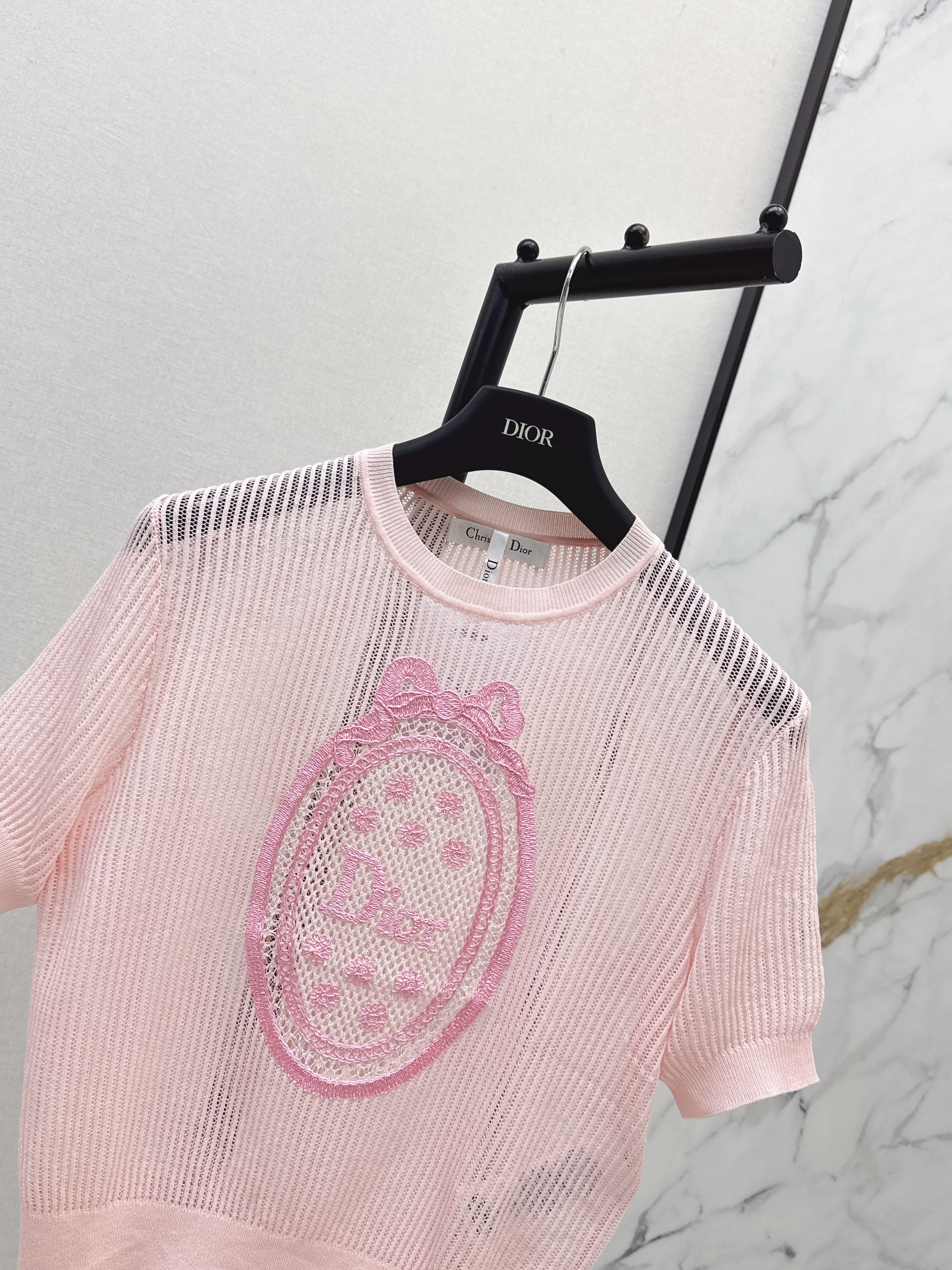 CD 26ss hollow knit top