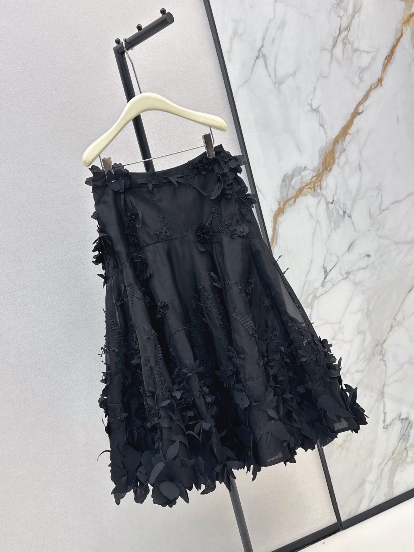 Zimm 26ss 3d floarl skirt