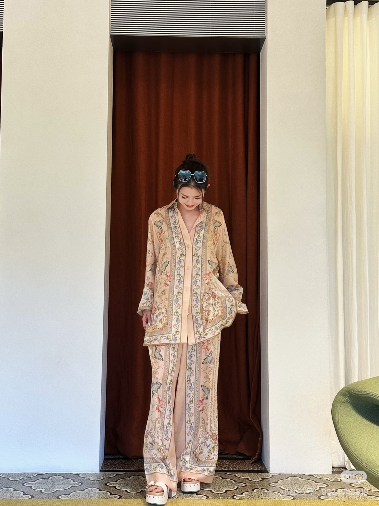 Zimm 26ss print pants