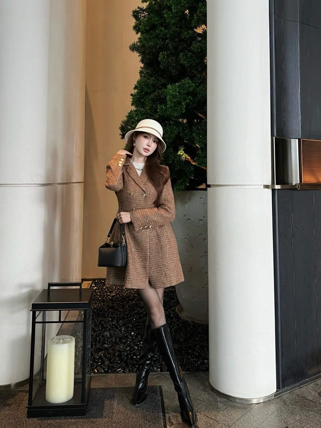 Chan 25fw woven dress