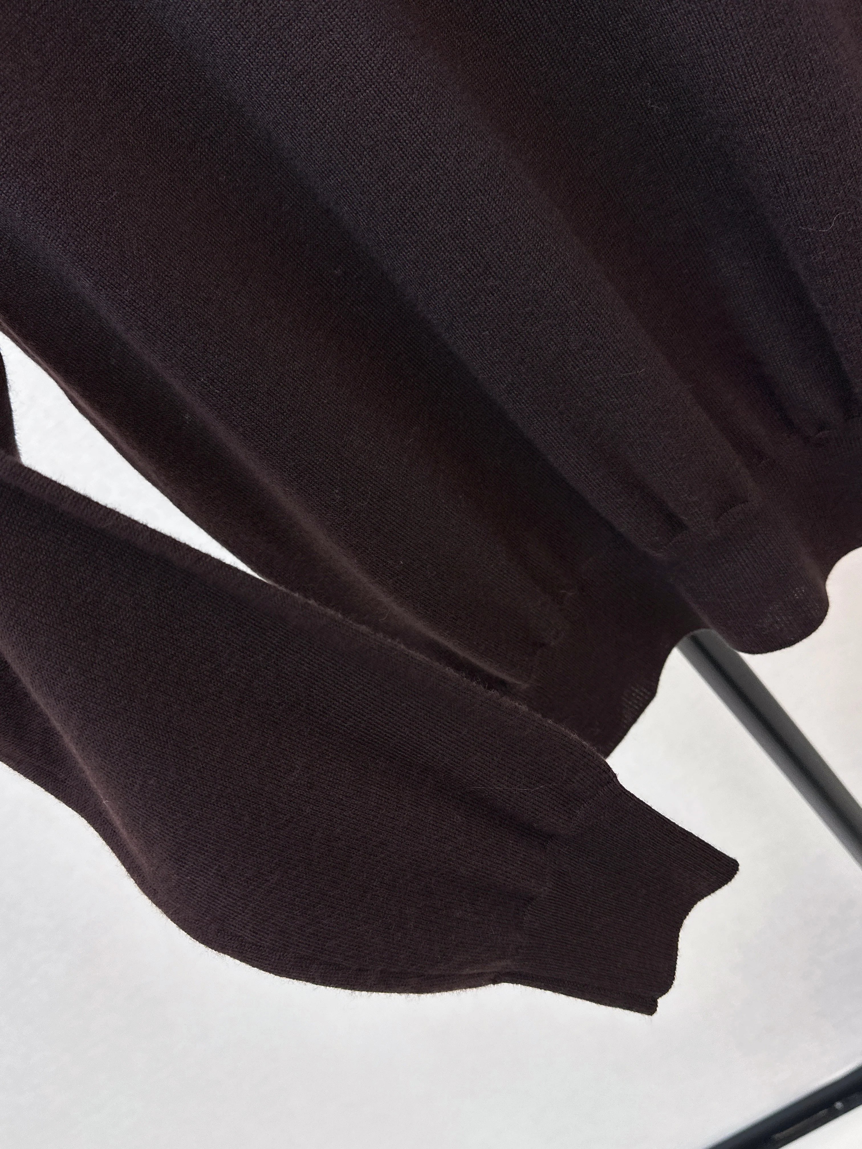 Miu 26ss jacquard polo sweater