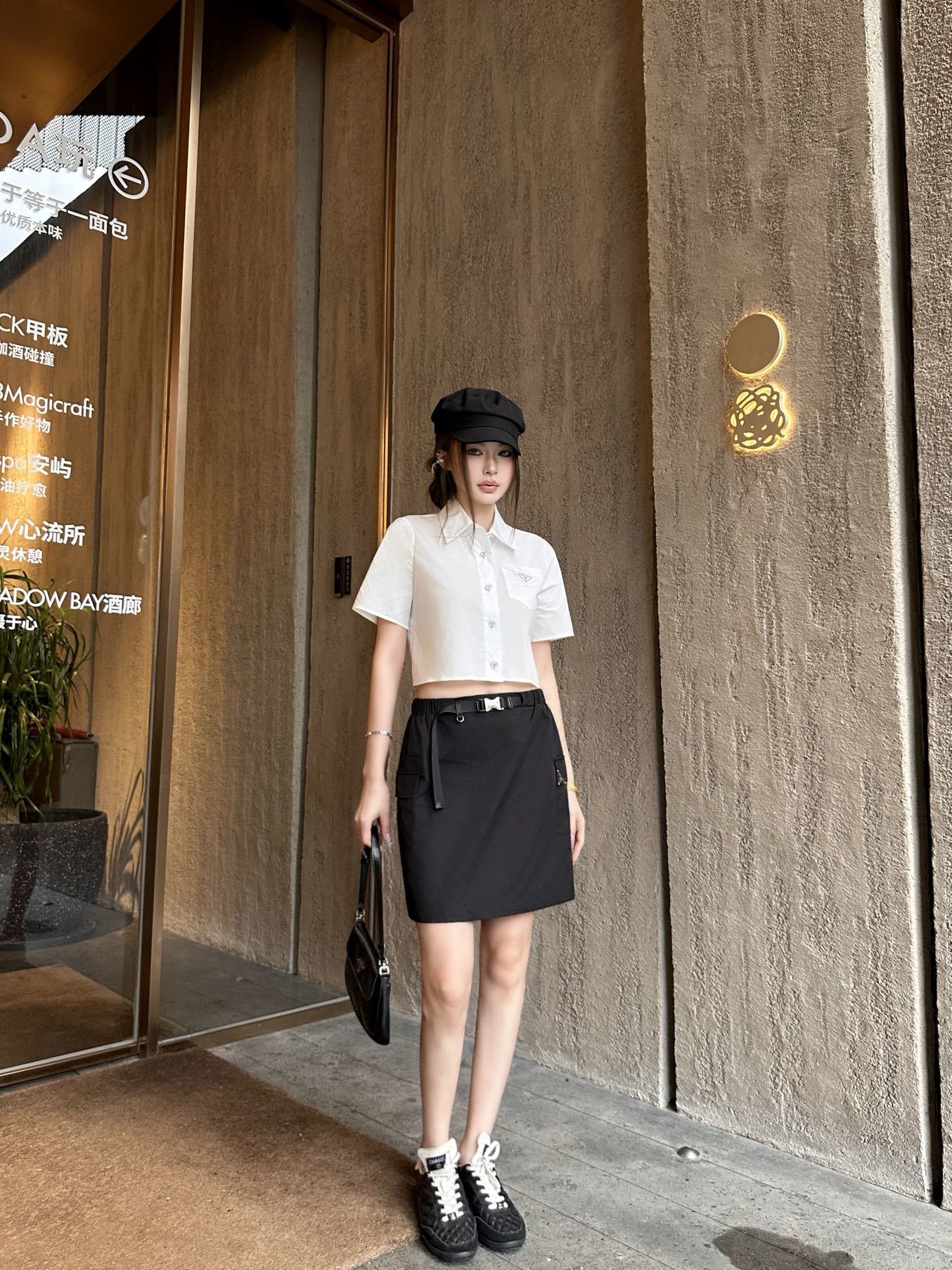 Pra 26ss shirt skirt set