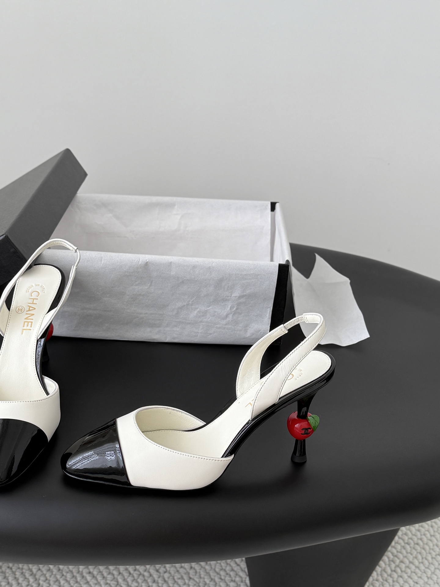 Chan 26A slingback heels