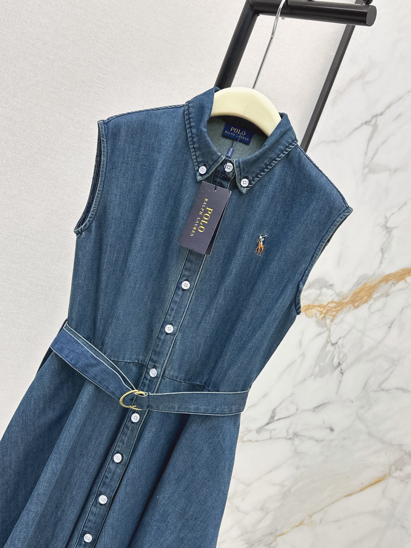 Ralp 26ss sleeveless denim dress