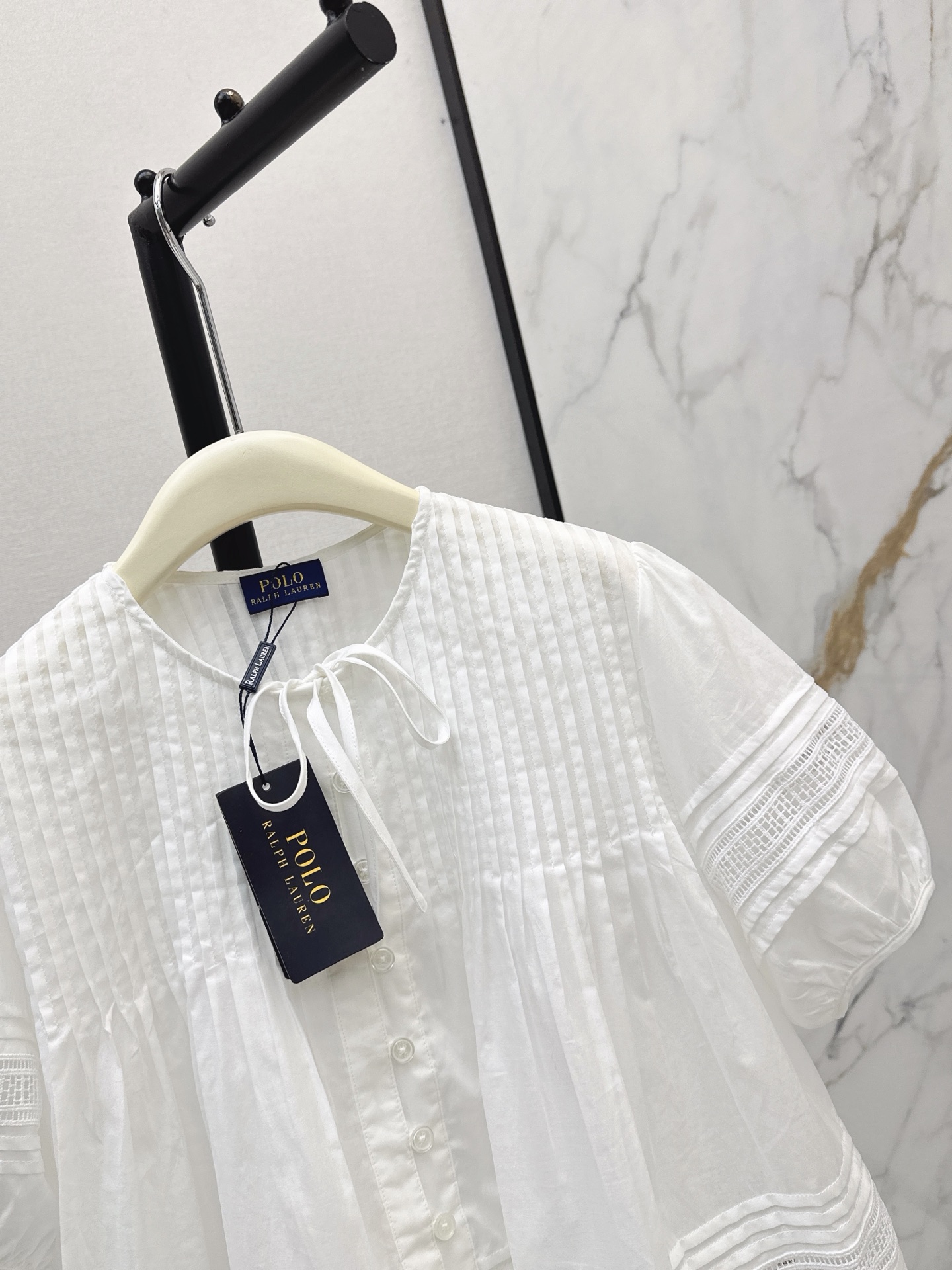 Ralp 26ss hollow lace shirt