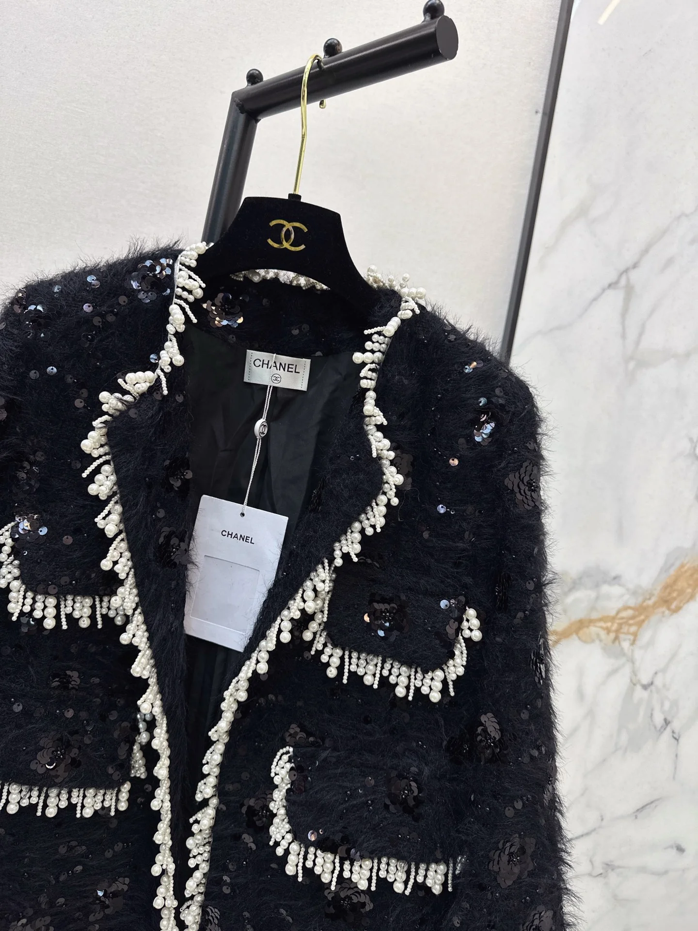 Chan 25fw tweed woven jacket