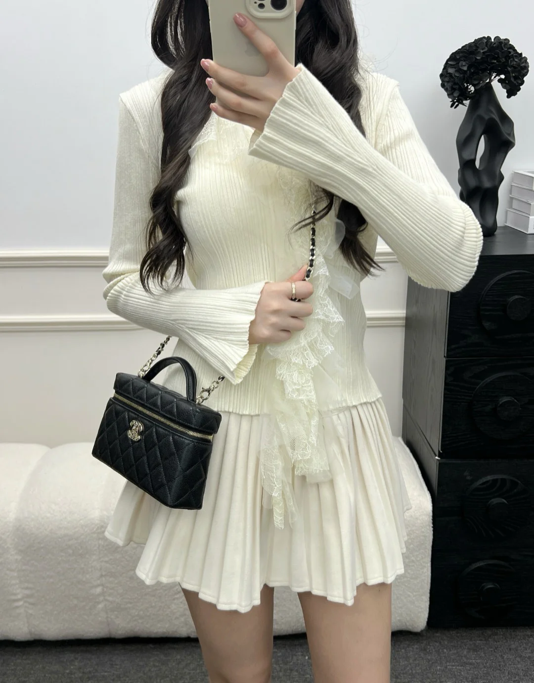 Chan 25P LP heart diamond shoulder bage