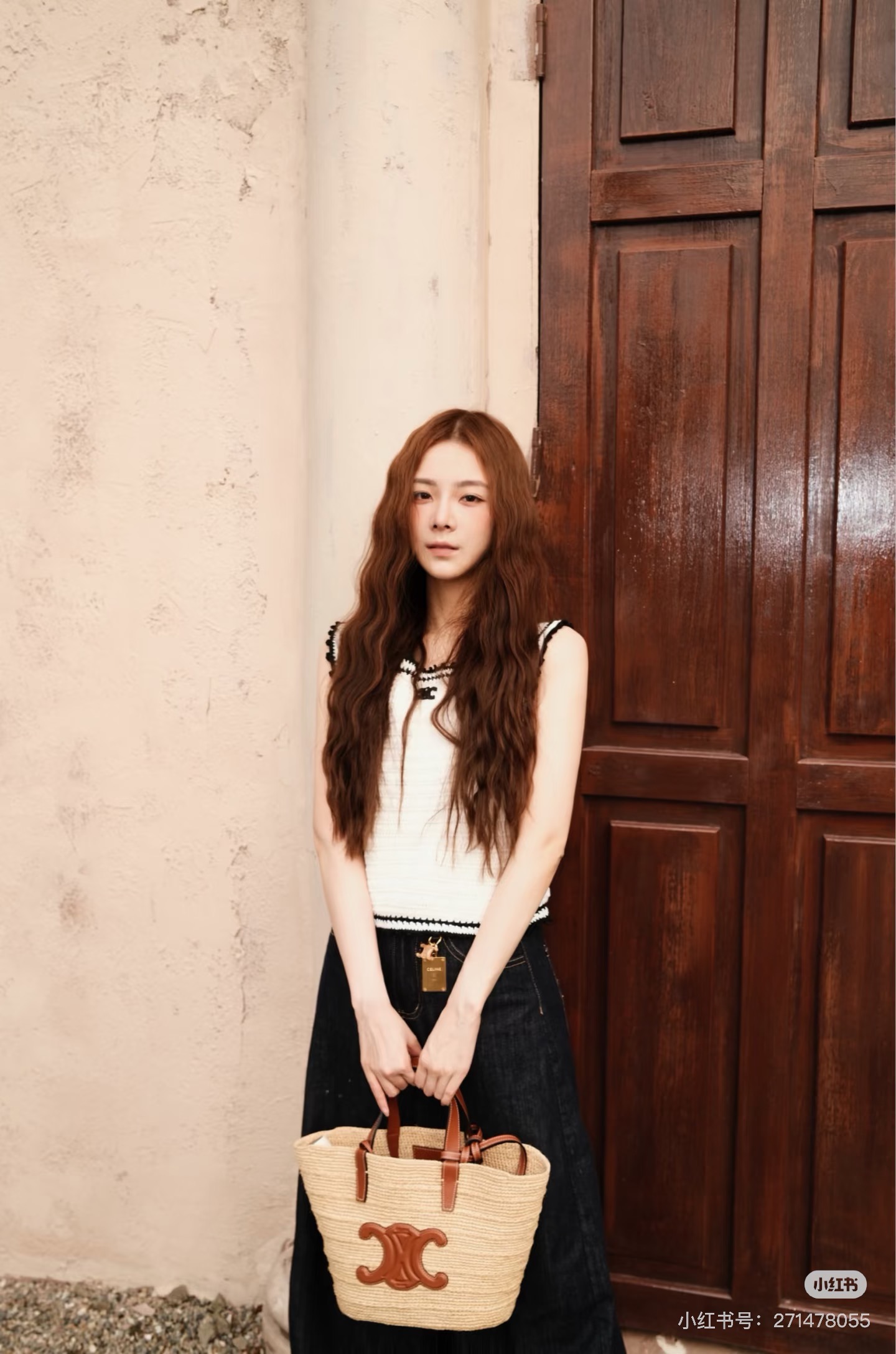 Celi 26ss sleeveless knit vest