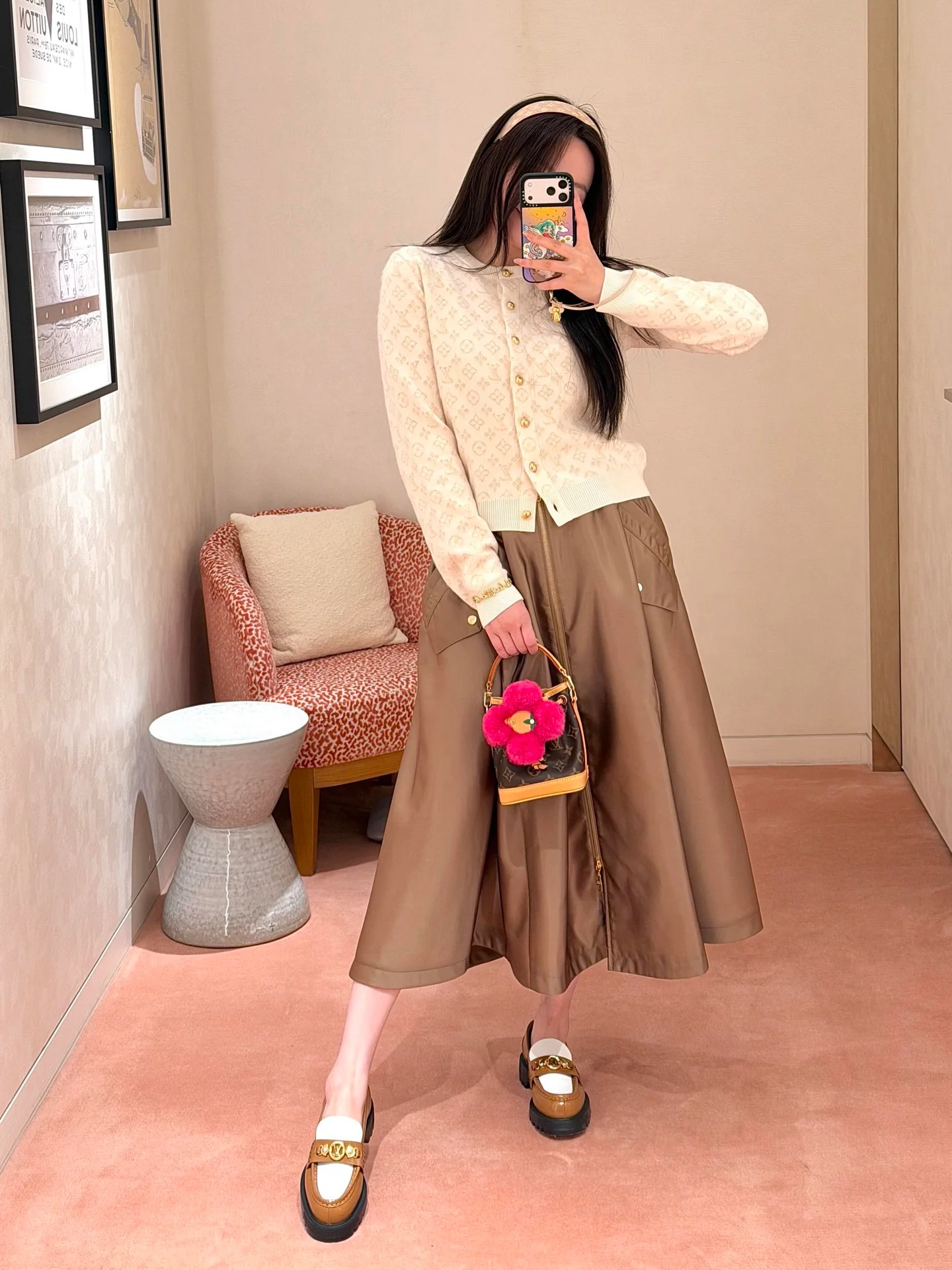 Louis 26ss jacquard cardigan