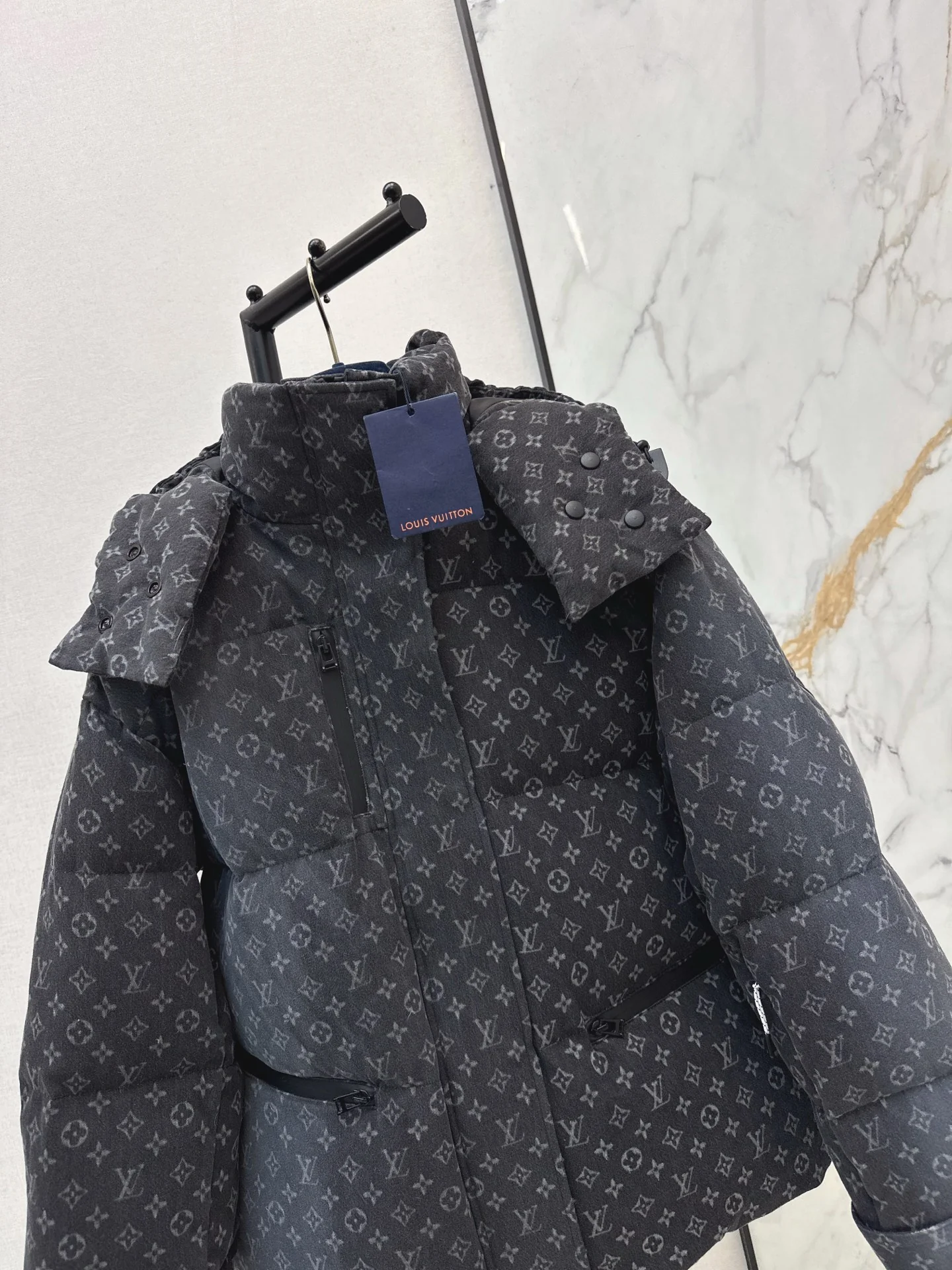 Louis 25fw denim down jacket
