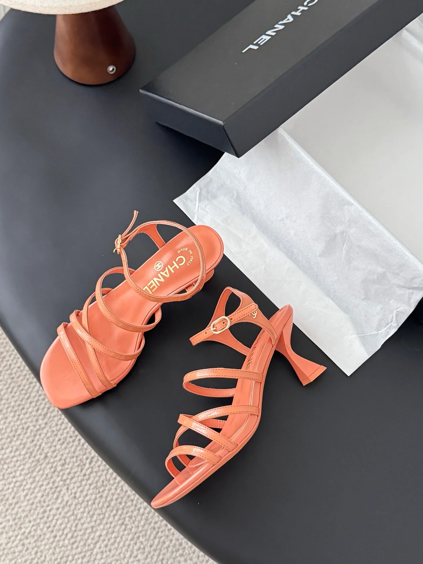 Chan 25fw kitten sandals