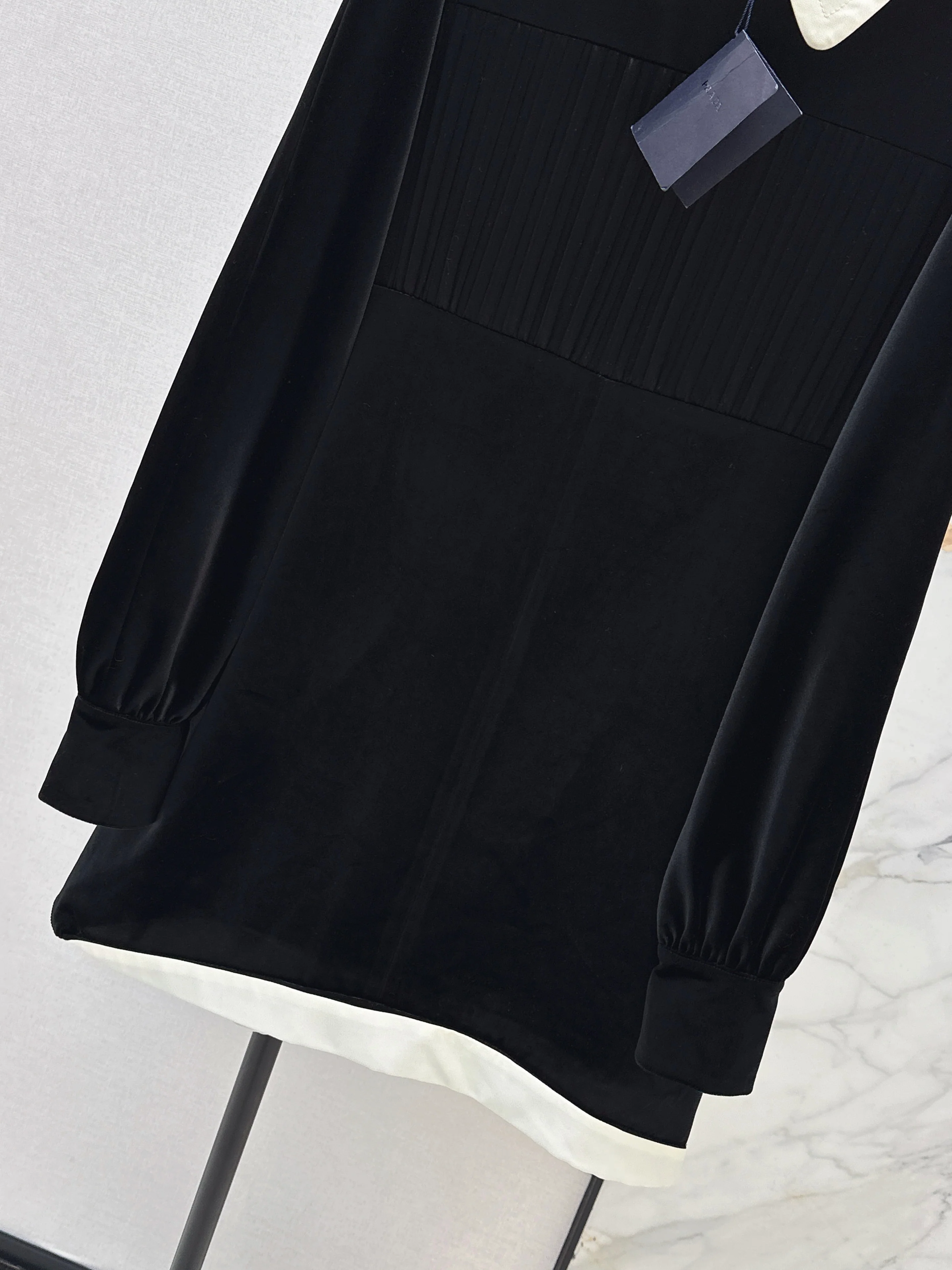 Prad 26ss velvet dress