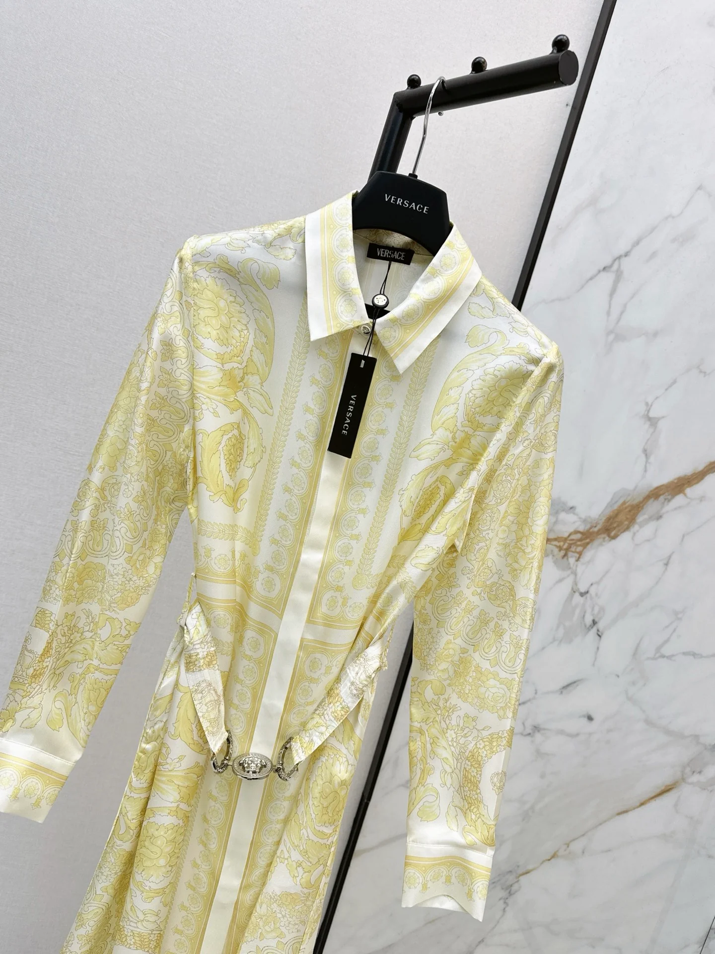 Vers 25fw silk dress