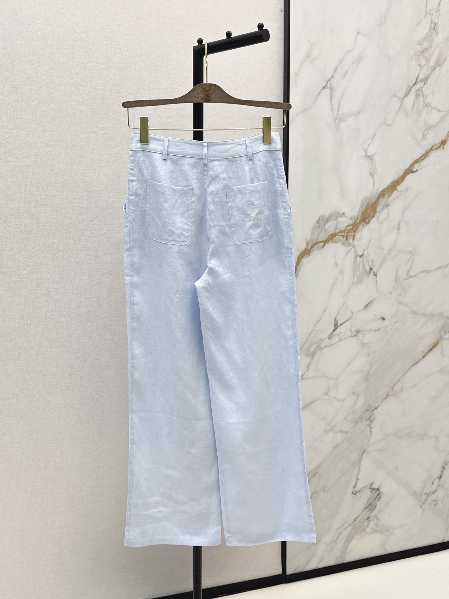 Brun 26ss straight-leg pants