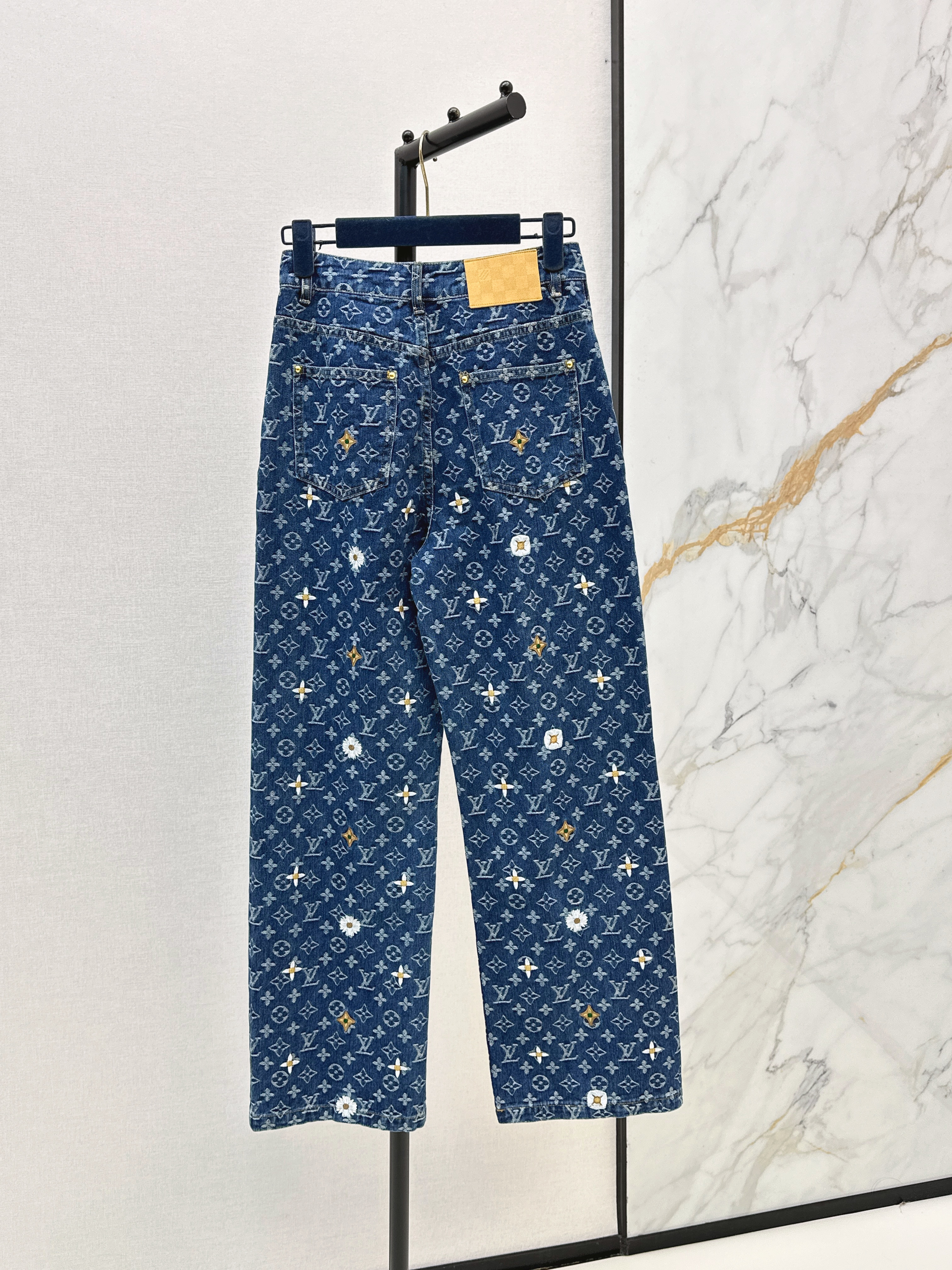 Loui 26ss embroidery jeans