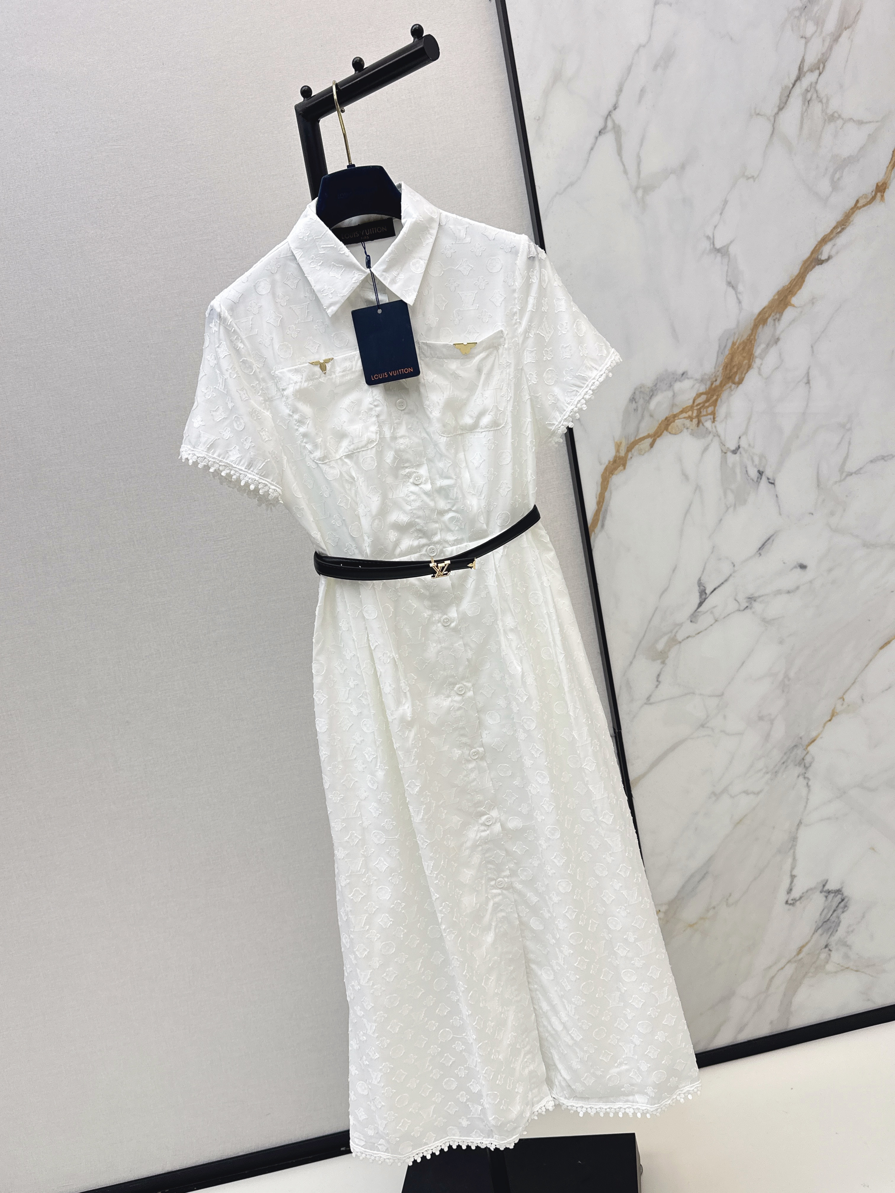 Loui 26ss jacquard dress