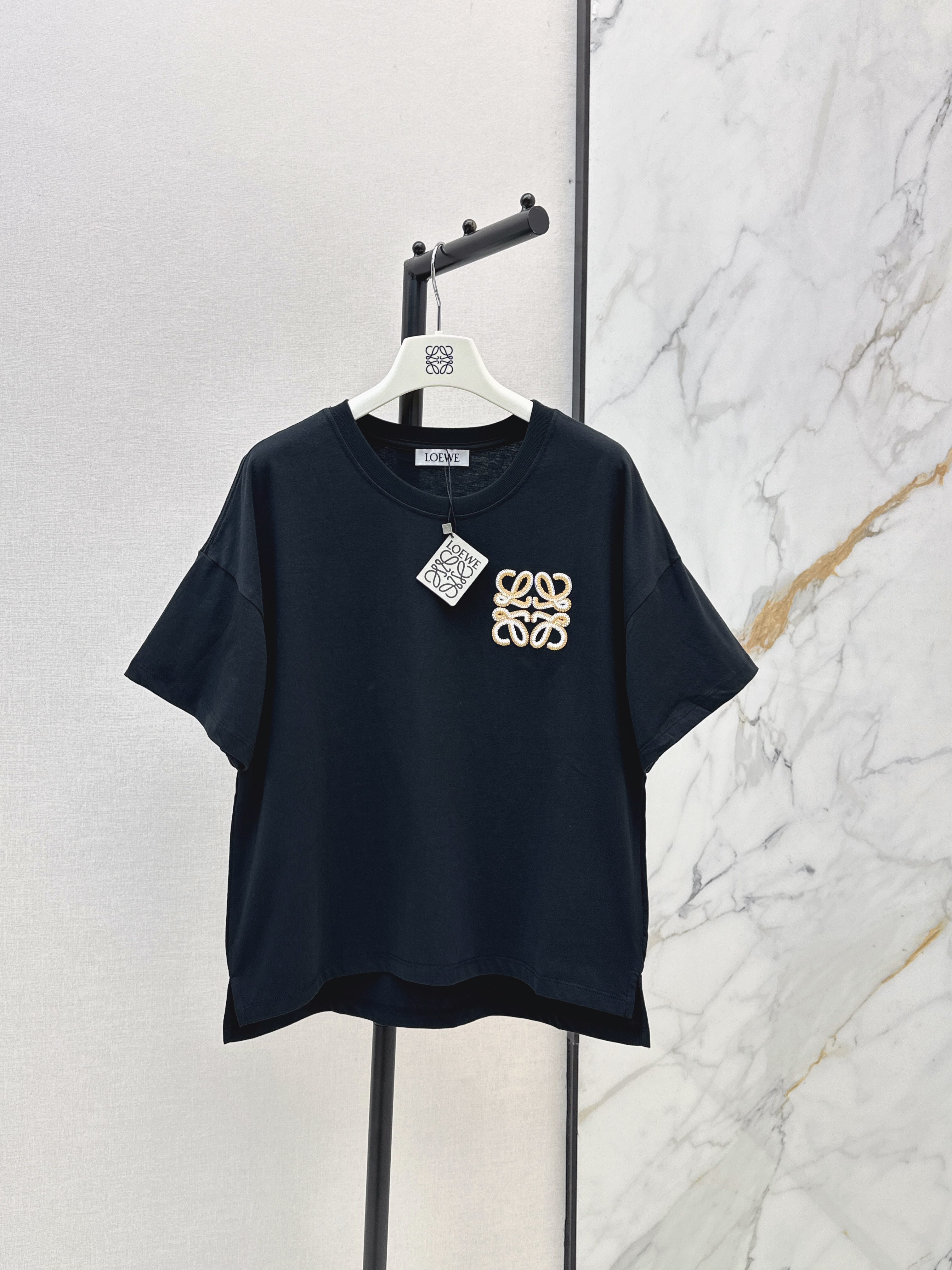 Loe 26ss embroidery t-shirt