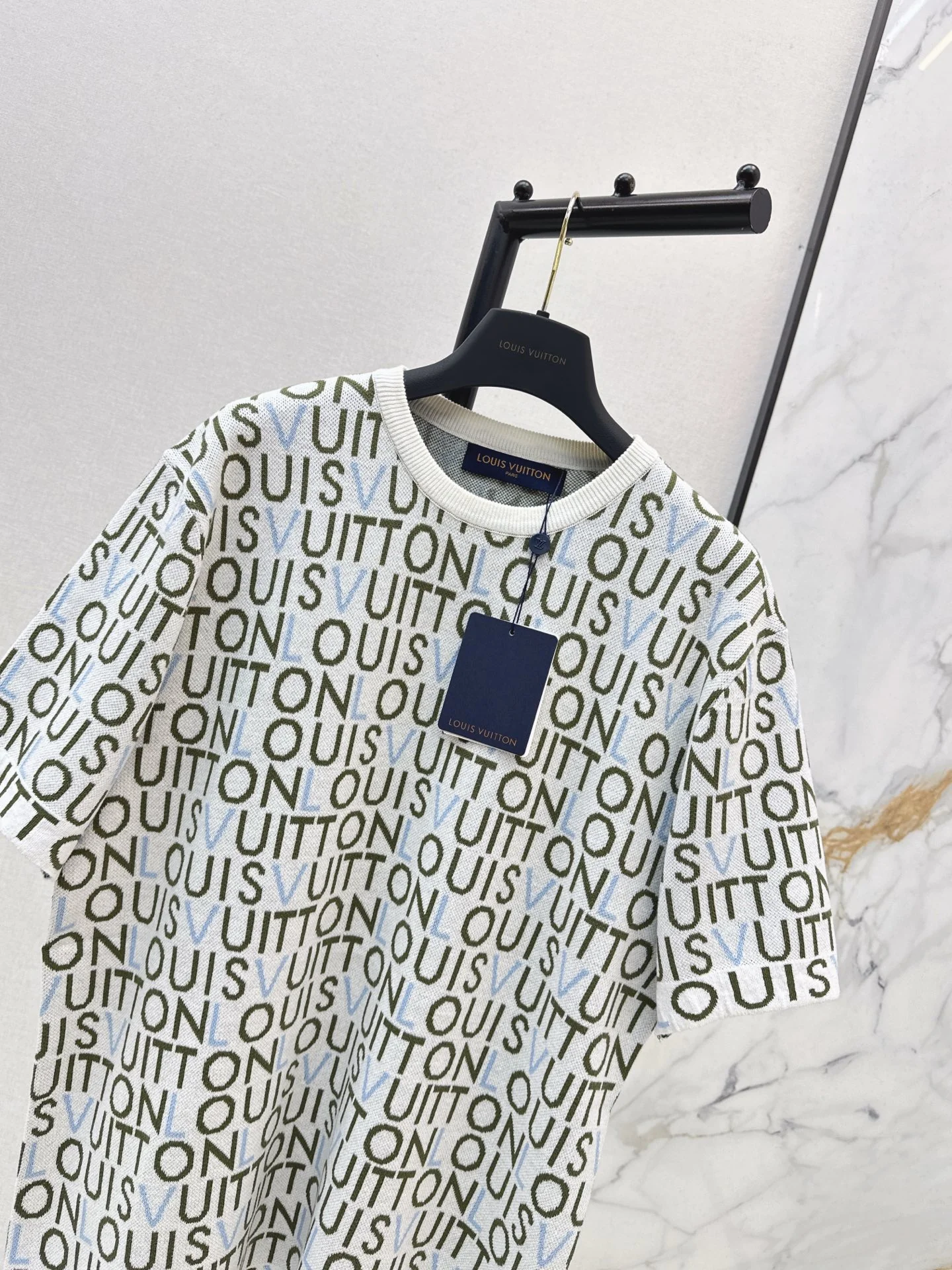 Louis 26ss jacquard knit t-shirts