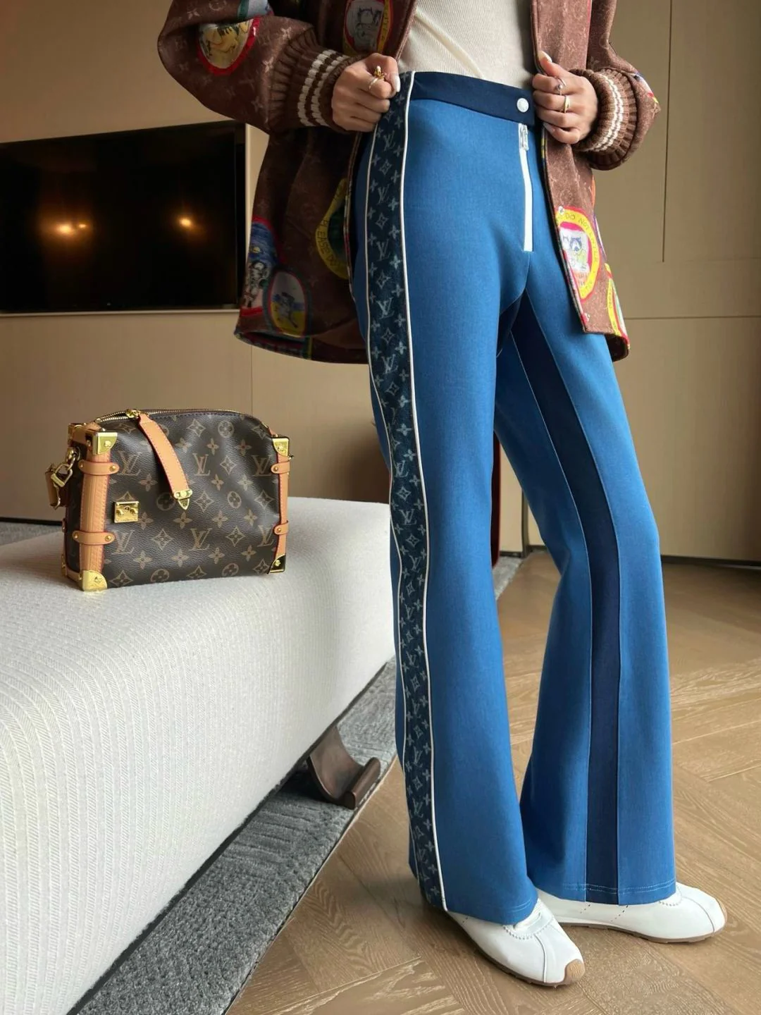 Louis 25fw jacquard leggings