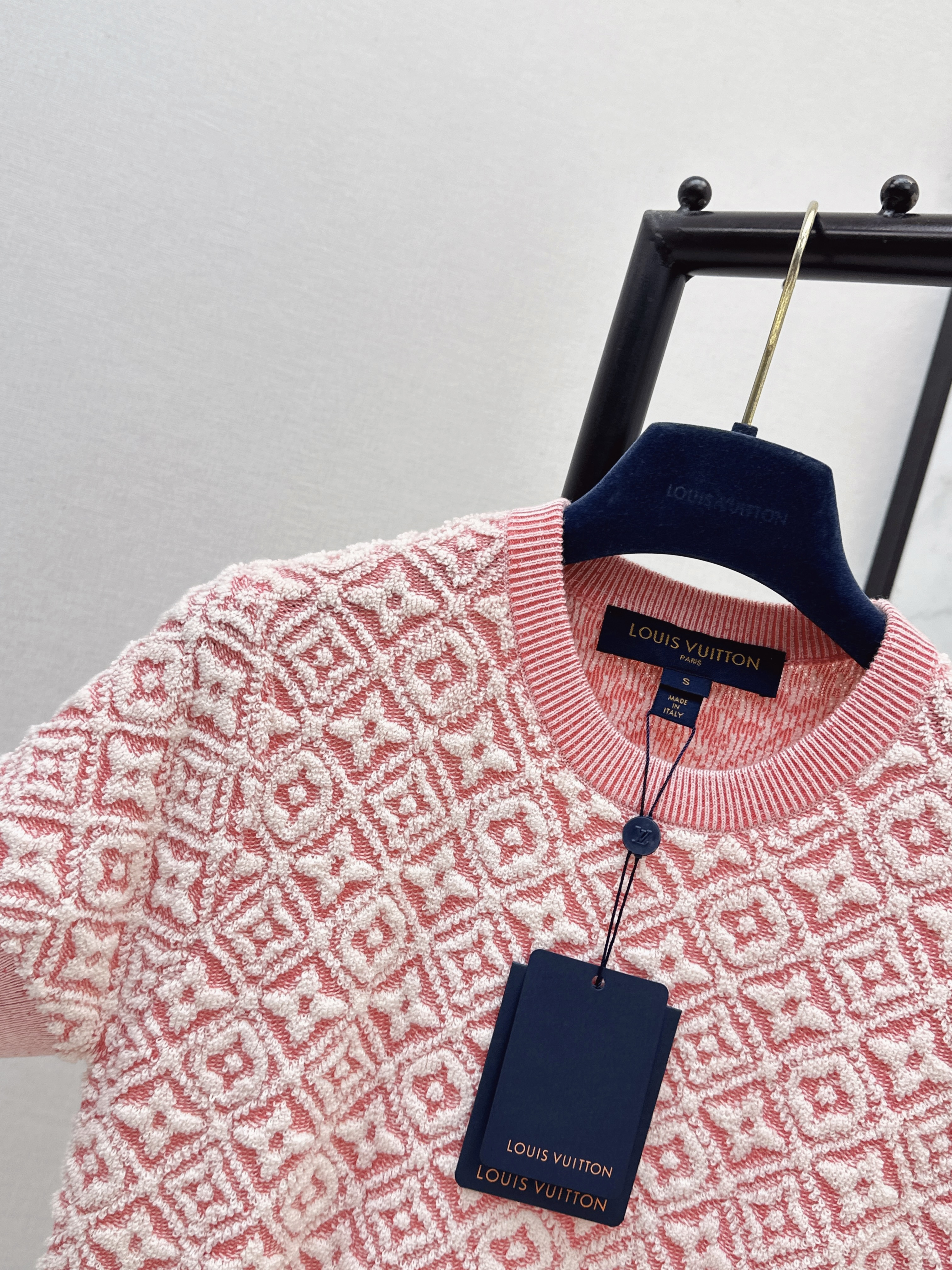 Loui 26ss jacquard knit sweater