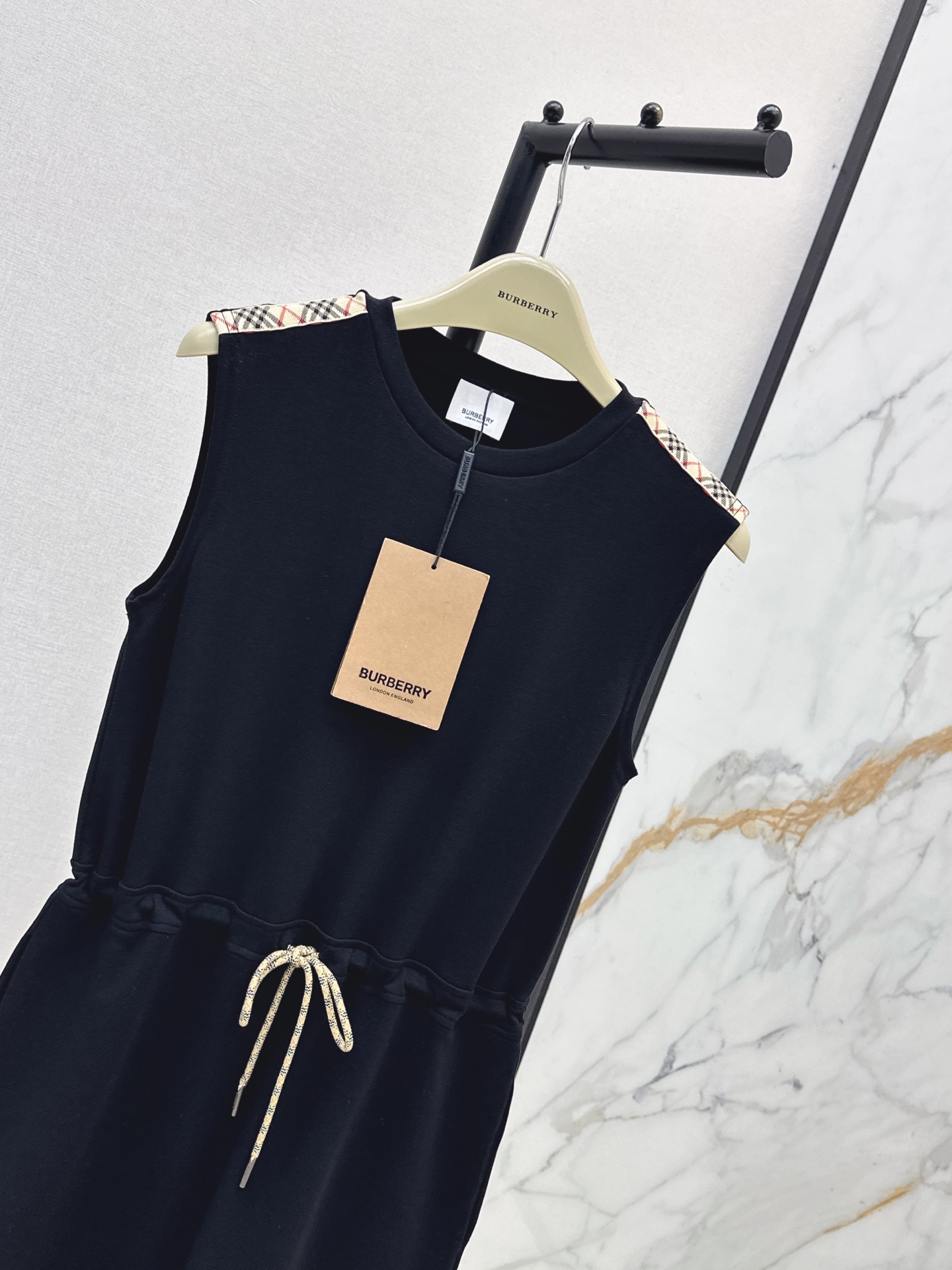 Burb 26ss drawstring dress