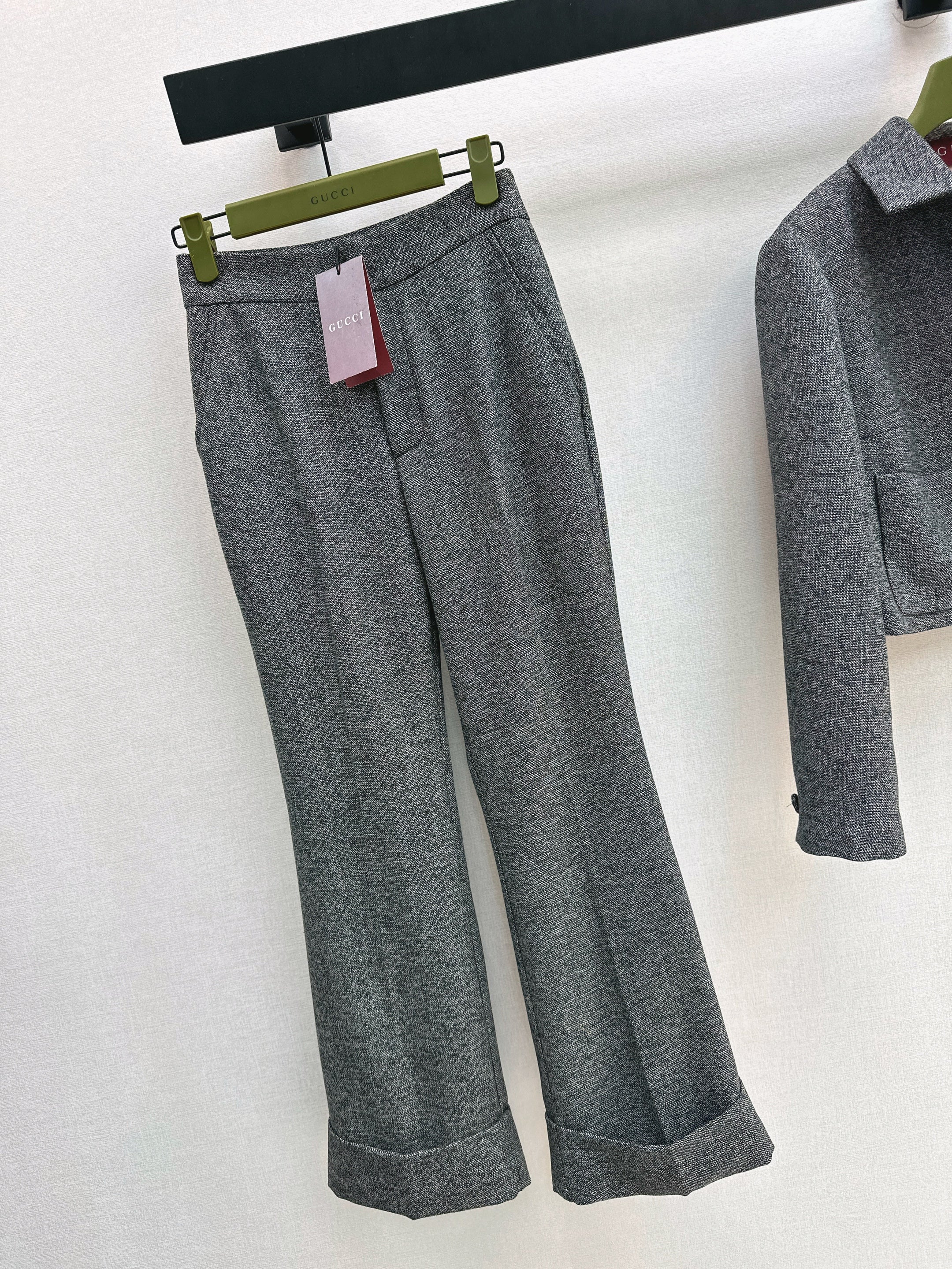 Gucc 26ss cuffed pants