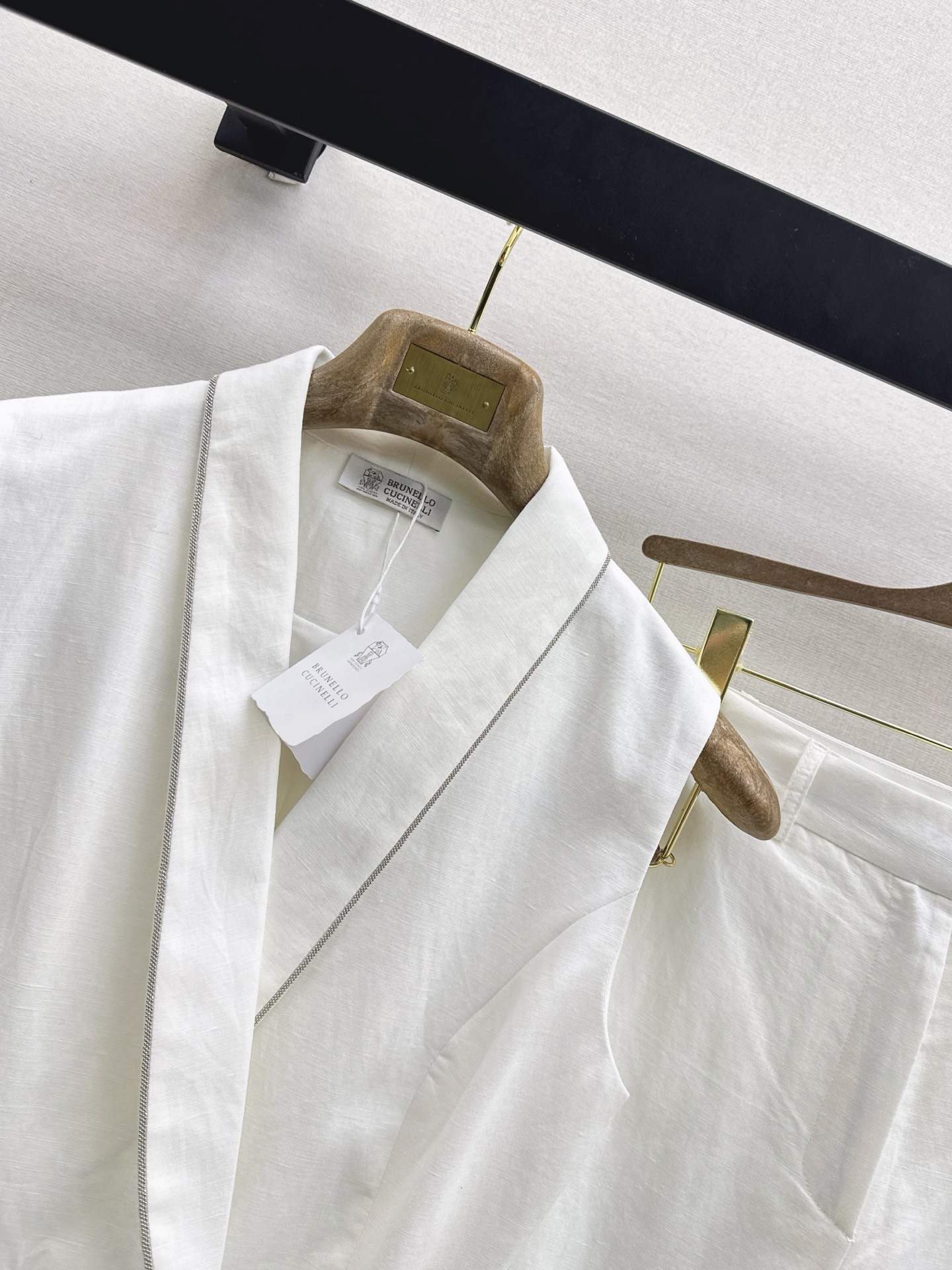 Brun 26ss waistcoat suit pants sets