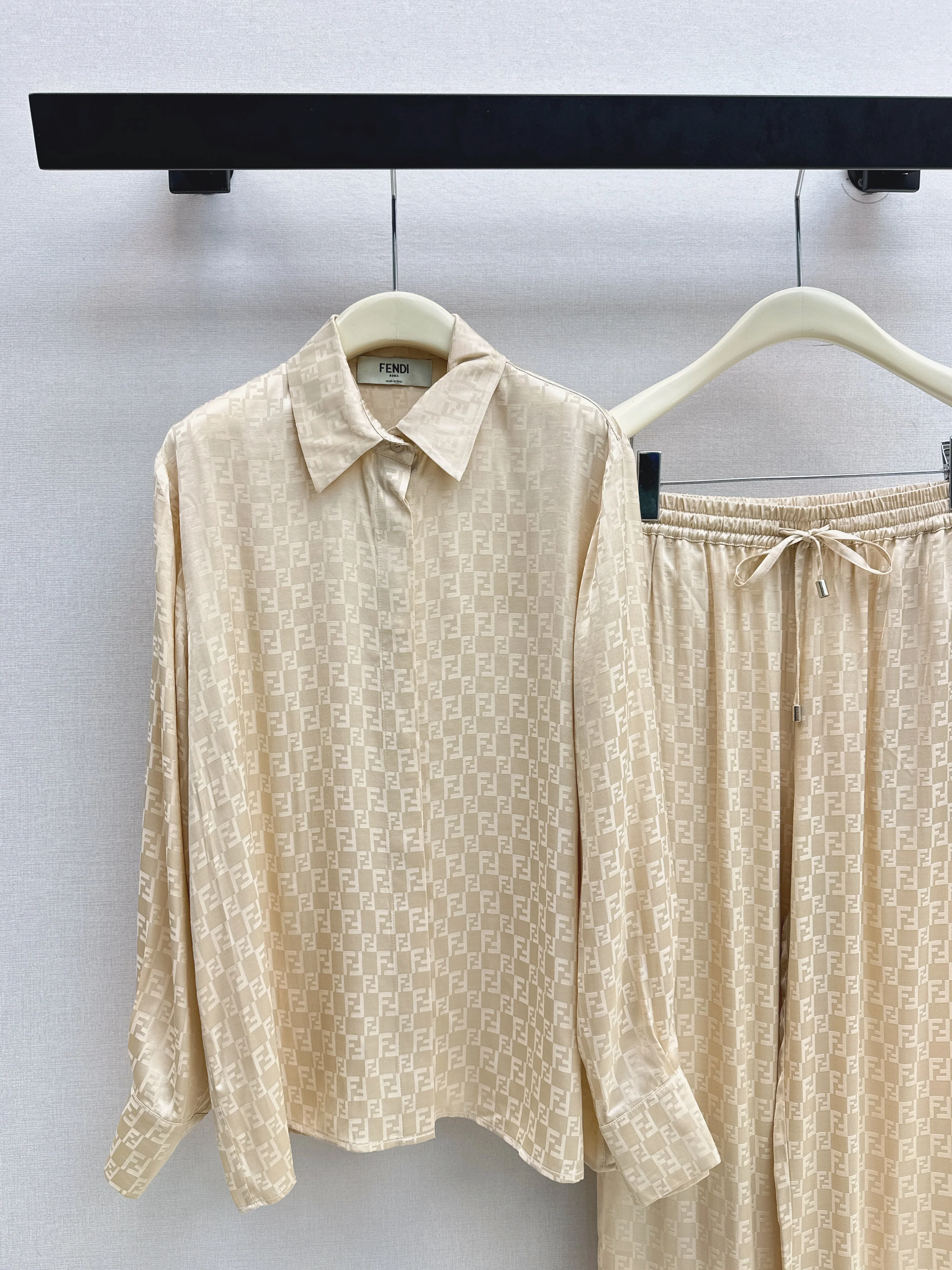 Fend 26ss jacquard outfit sets