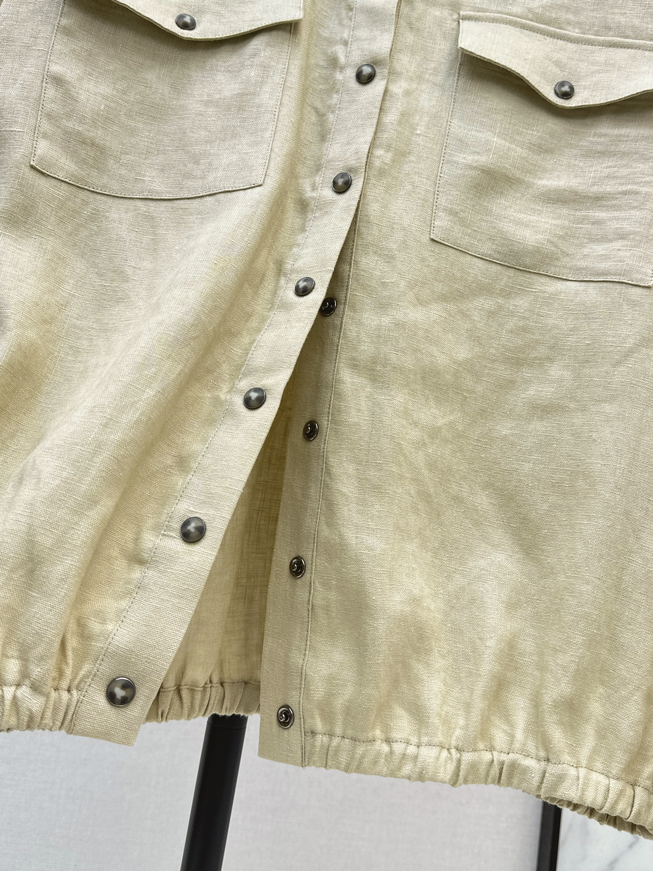 Brun 26ss linen shirt jacket