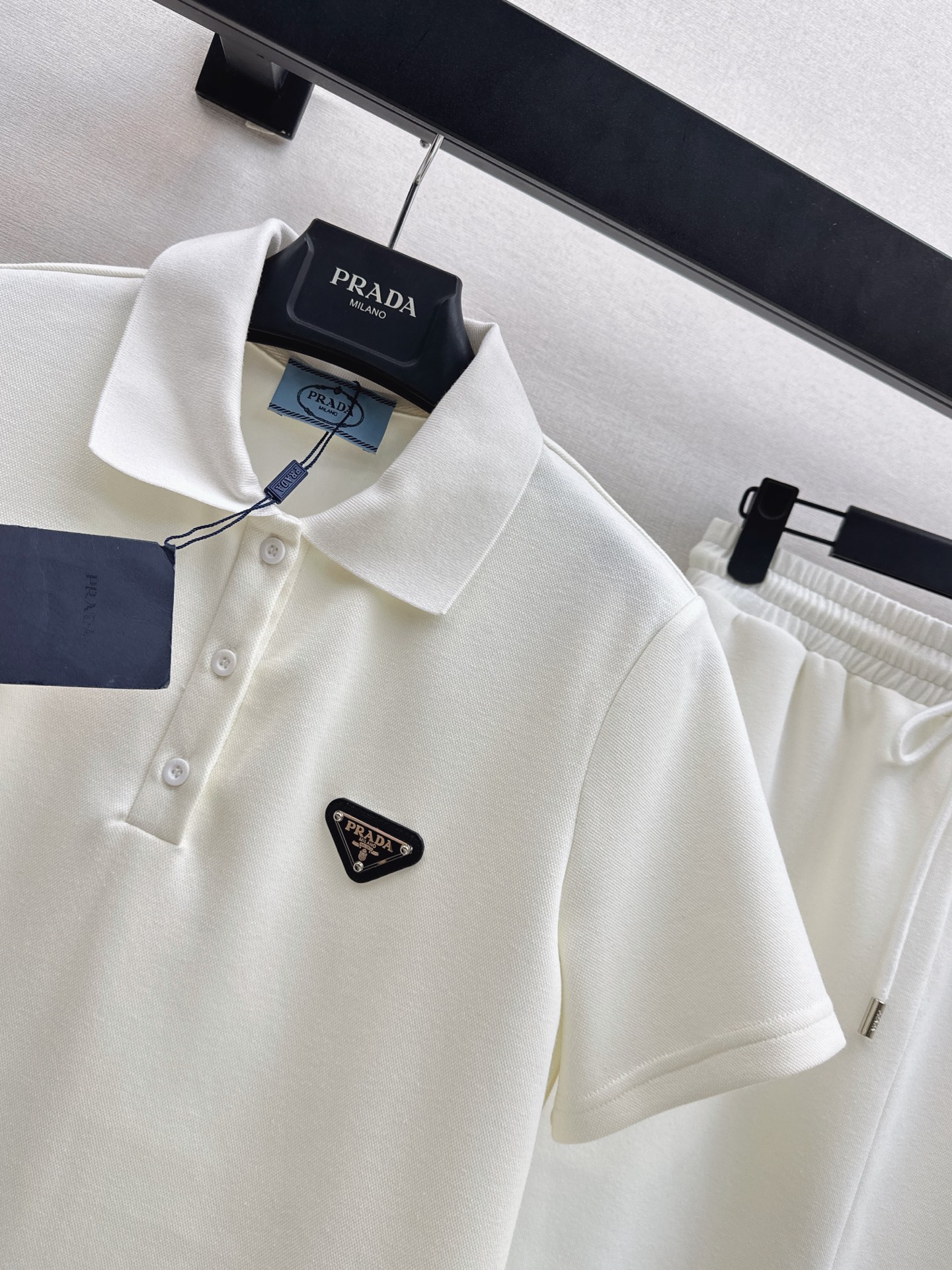 Pra 26ss polo top skirt set