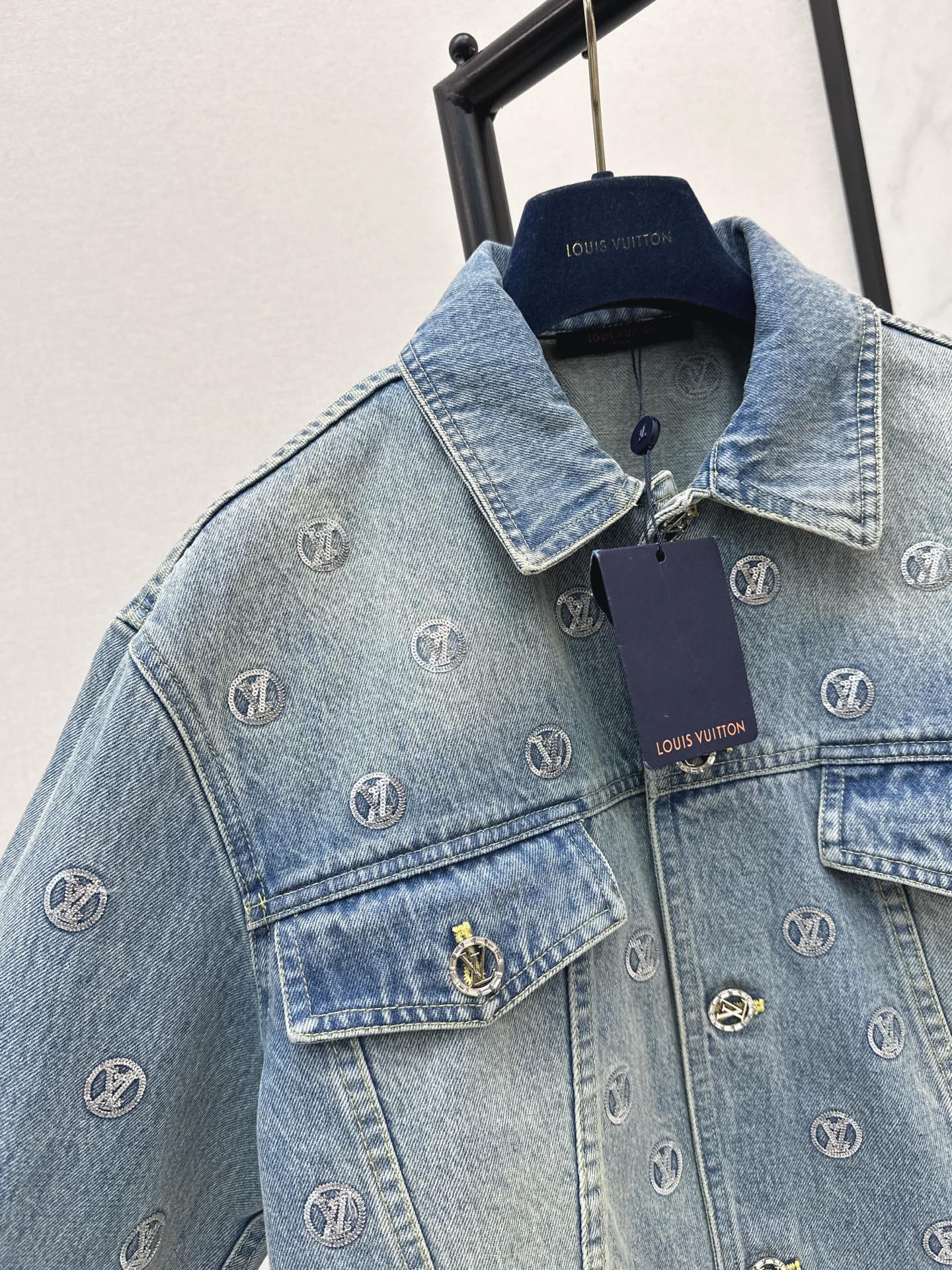 Louis 25fw embroidery denim jacket
