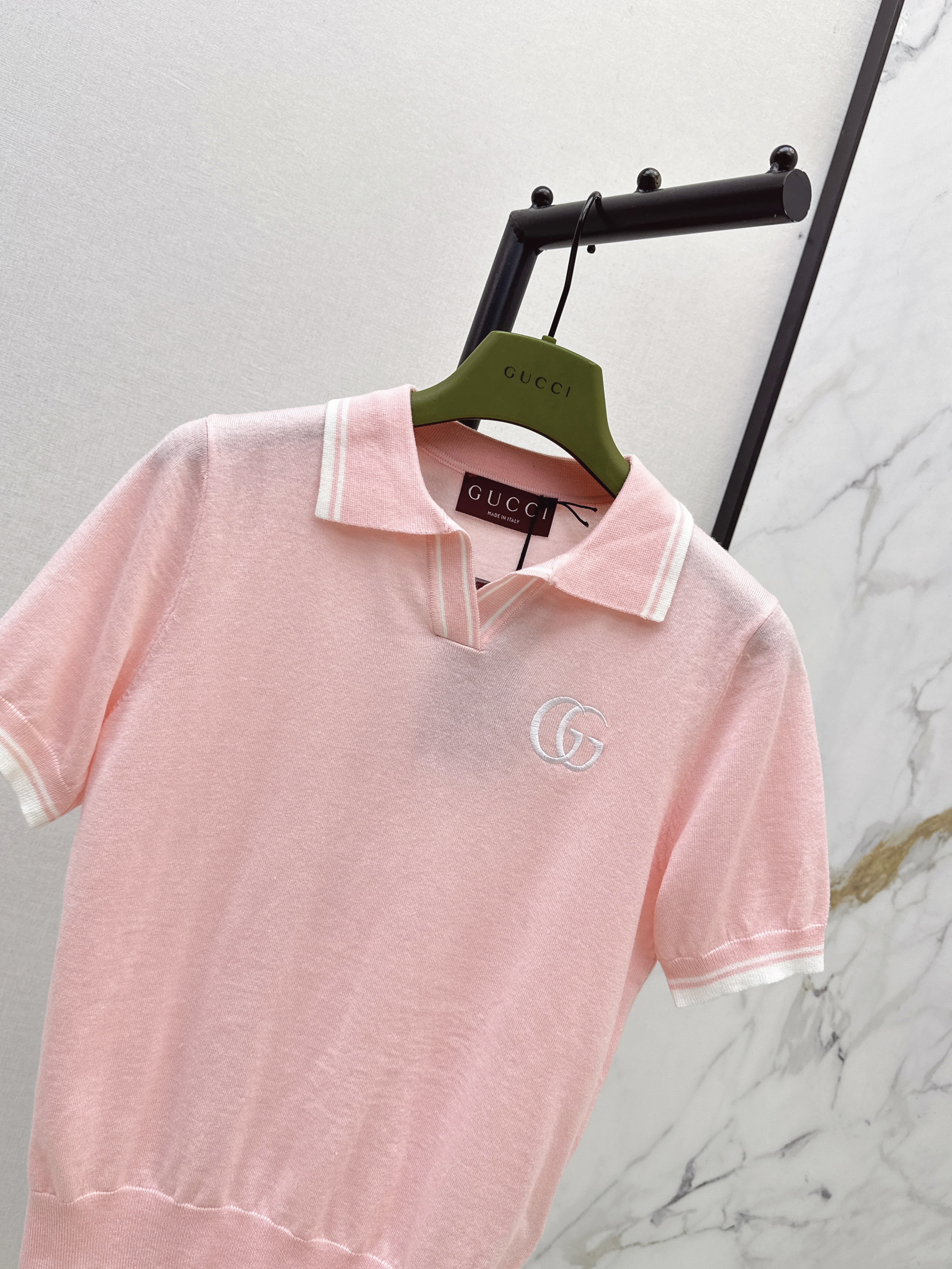 Guc 26ss embroidery knitwear