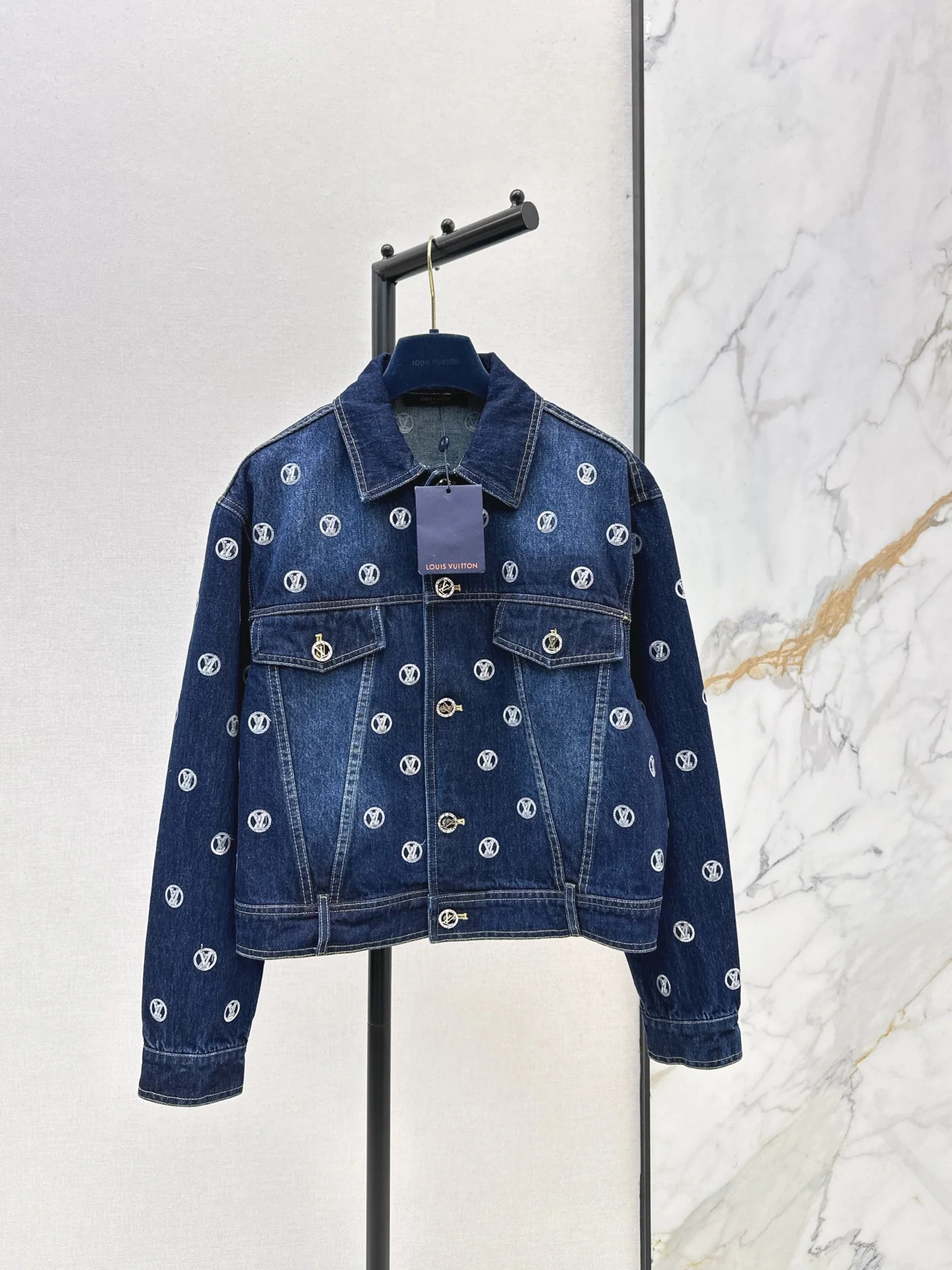Louis 25fw embroidery denim jacket