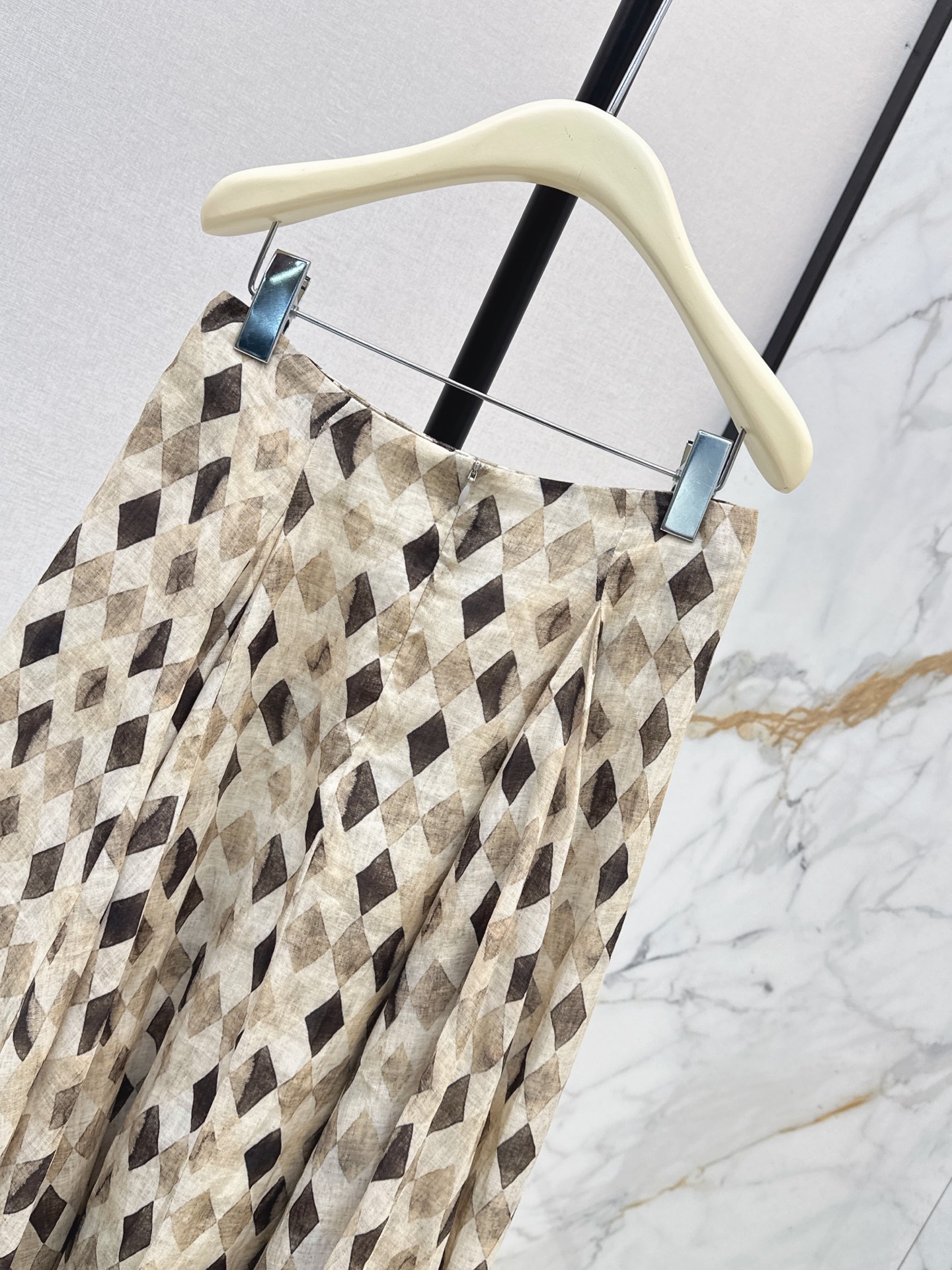 Ralp 26ss check print skirt