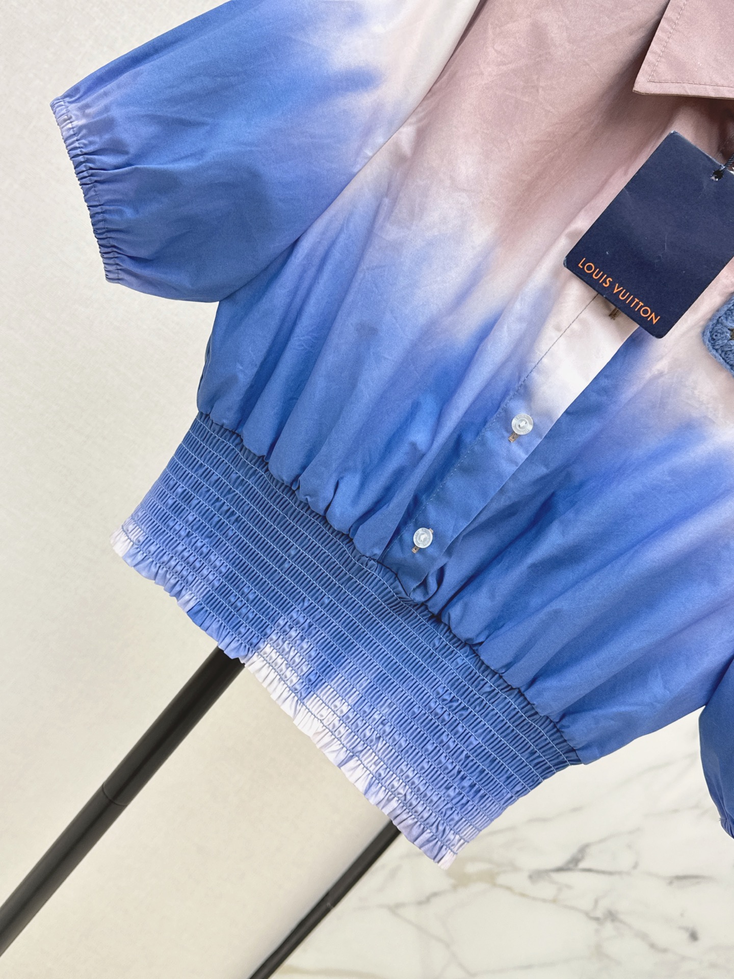 Loui 26ss gradient cropped shirt
